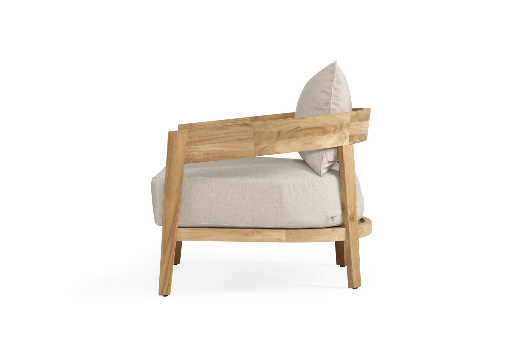 Kingscliff Outdoor Sofa – 1 Seater – (Canvas Natural, Cast Slate or Cast Silver Upholstery) - Image 23