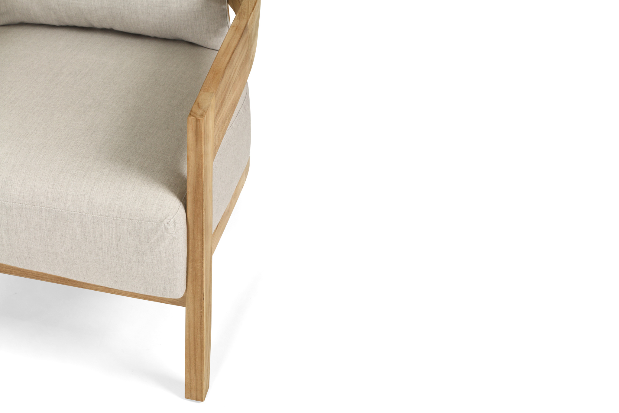 Kingscliff Outdoor Sofa – 1 Seater – (Canvas Natural, Cast Slate or Cast Silver Upholstery) - Image 27