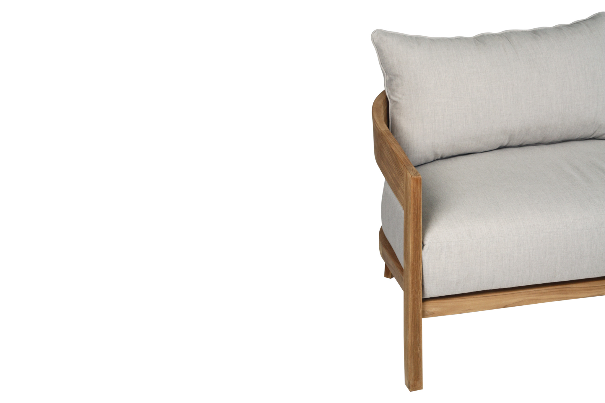 Kingscliff Outdoor Sofa - 2 Seater - (Canvas Natural, Cast Slate or Cast Silver Upholstery) - Image 35