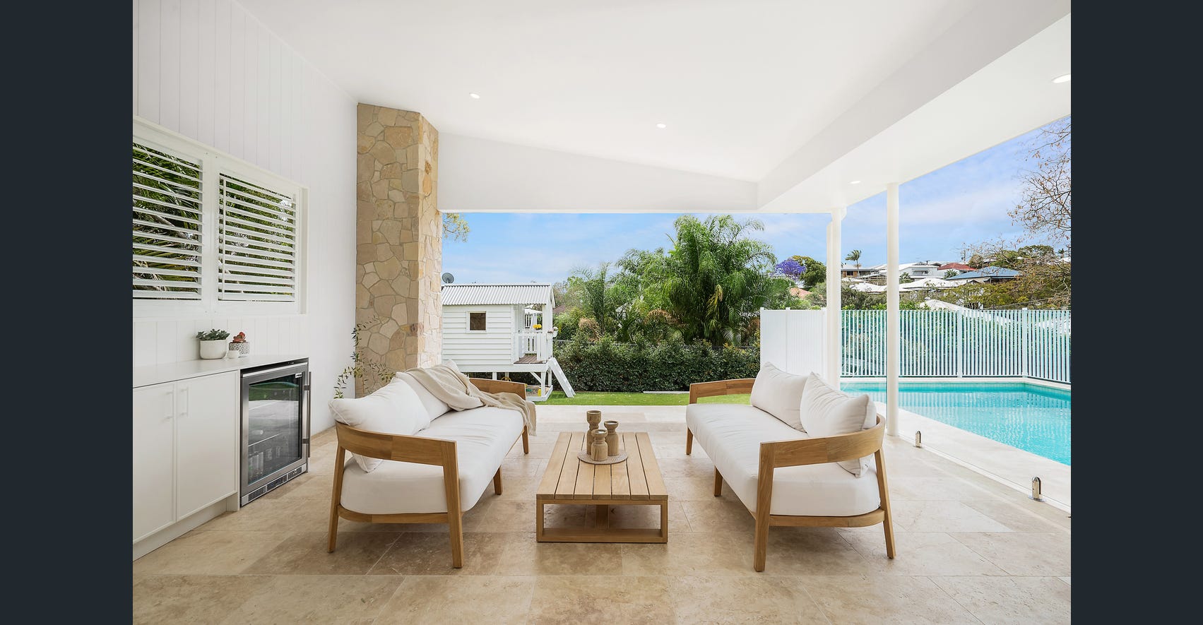 Double Island Outdoor Coffee Table - Low - Image 15