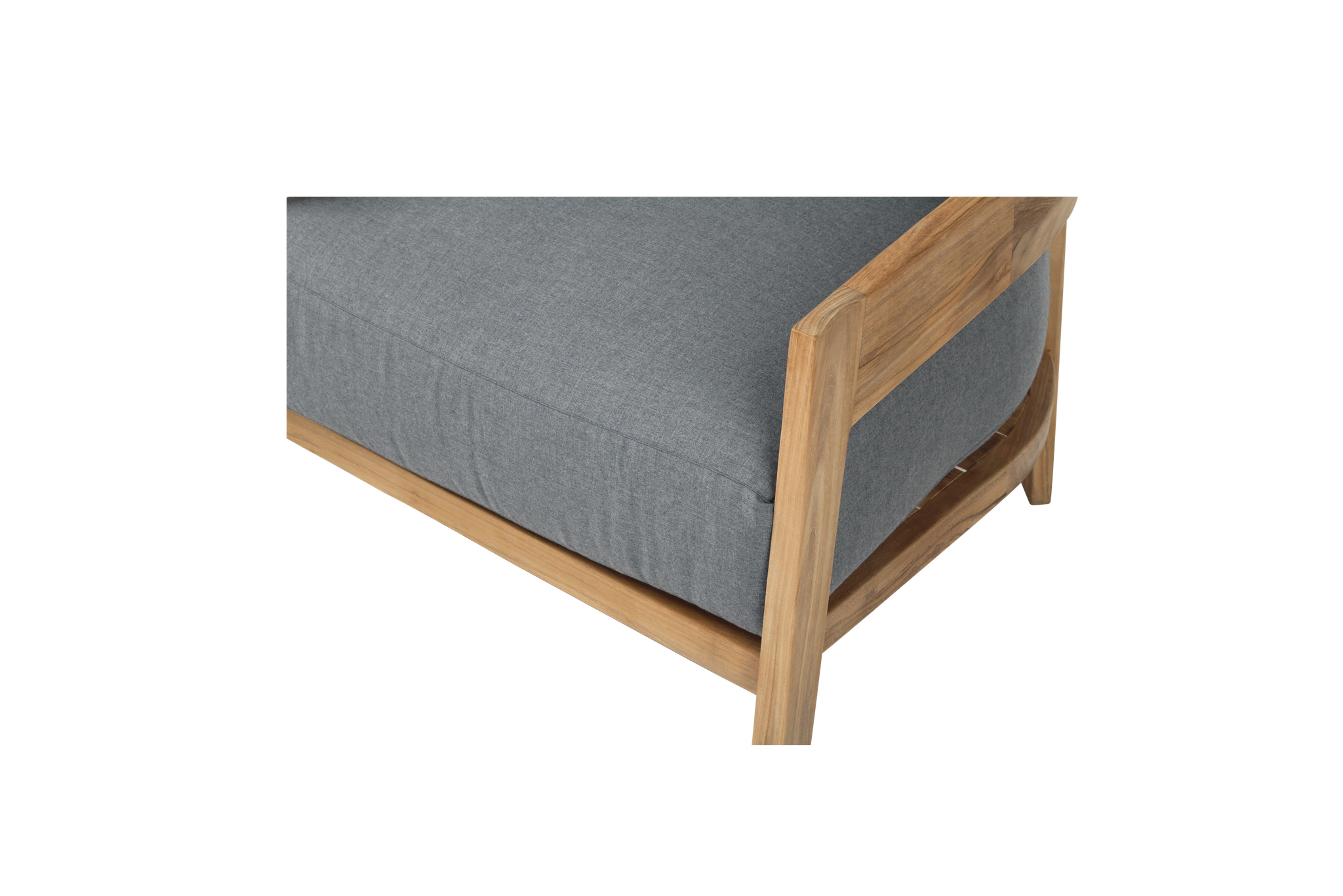 Kingscliff Outdoor Sofa – 1 Seater – (Canvas Natural, Cast Slate or Cast Silver Upholstery) - Image 19