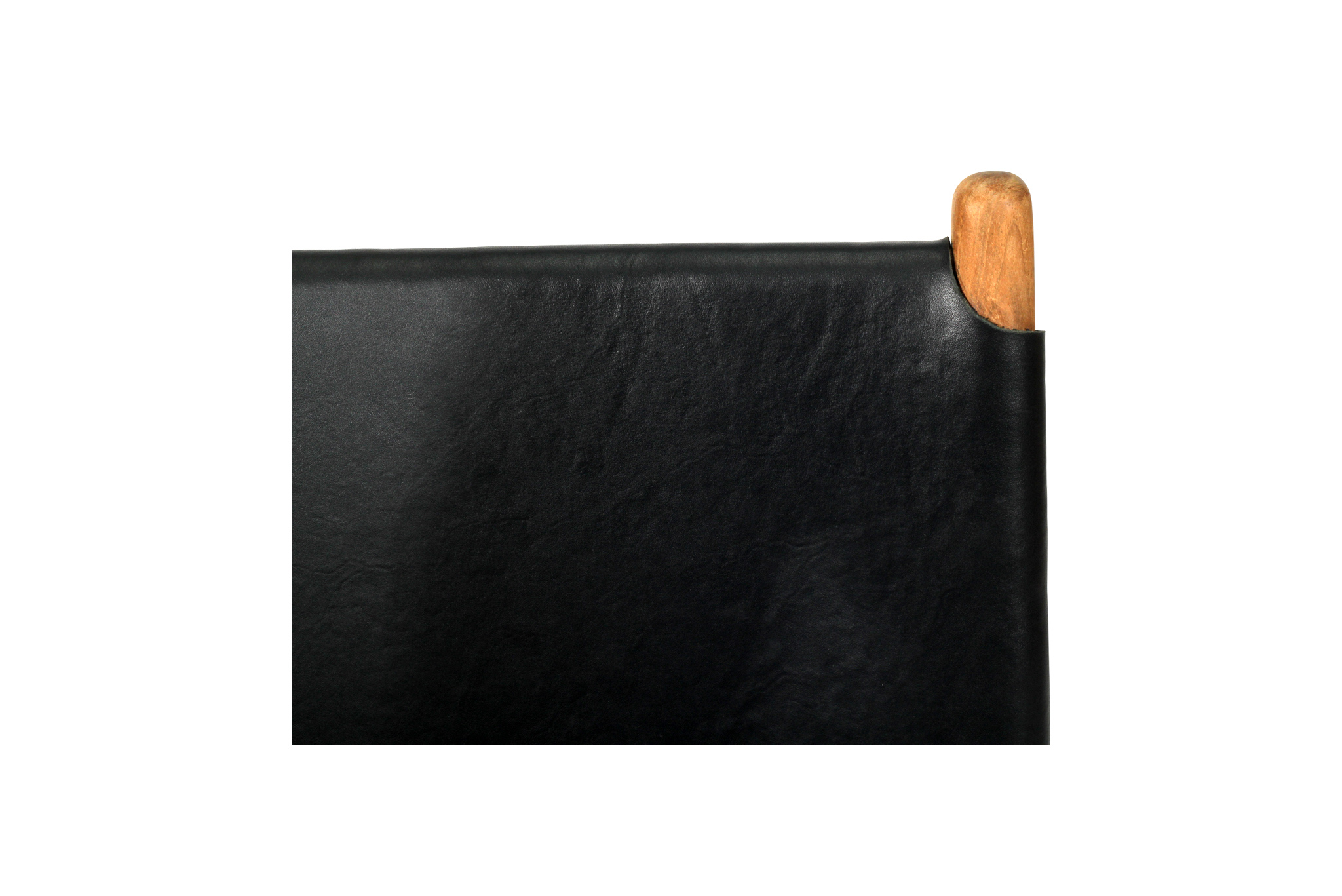Pasadena Leather Side Chair - Black - Image 10
