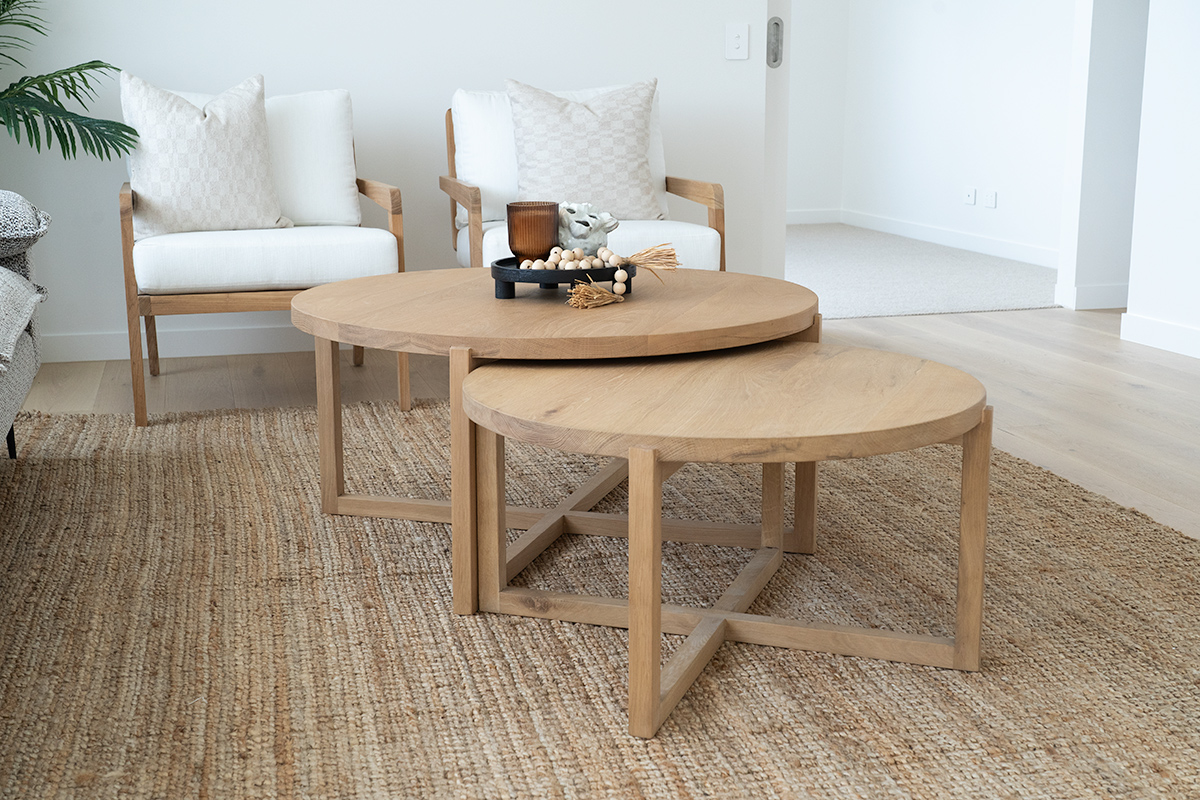 Clovelly Round Coffee Table - 80cm - Image 2
