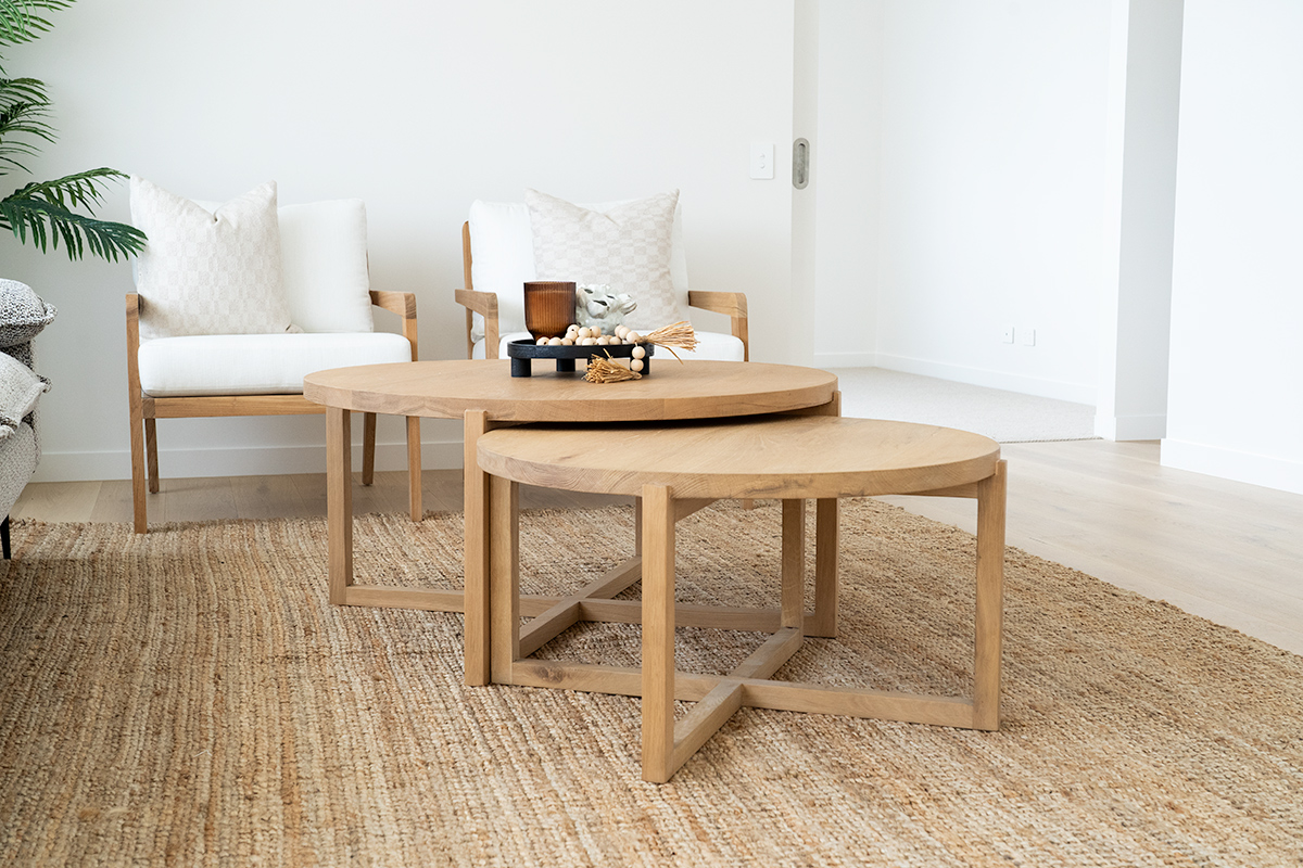 Clovelly Round Coffee Table - 80cm - Image 15