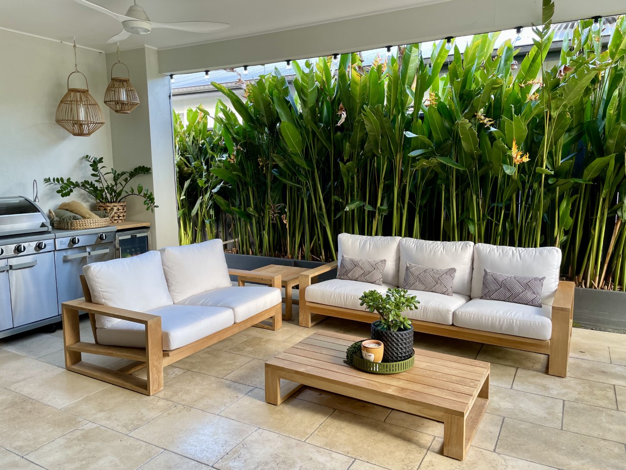 Double Island Outdoor Coffee Table - Low - Image 16