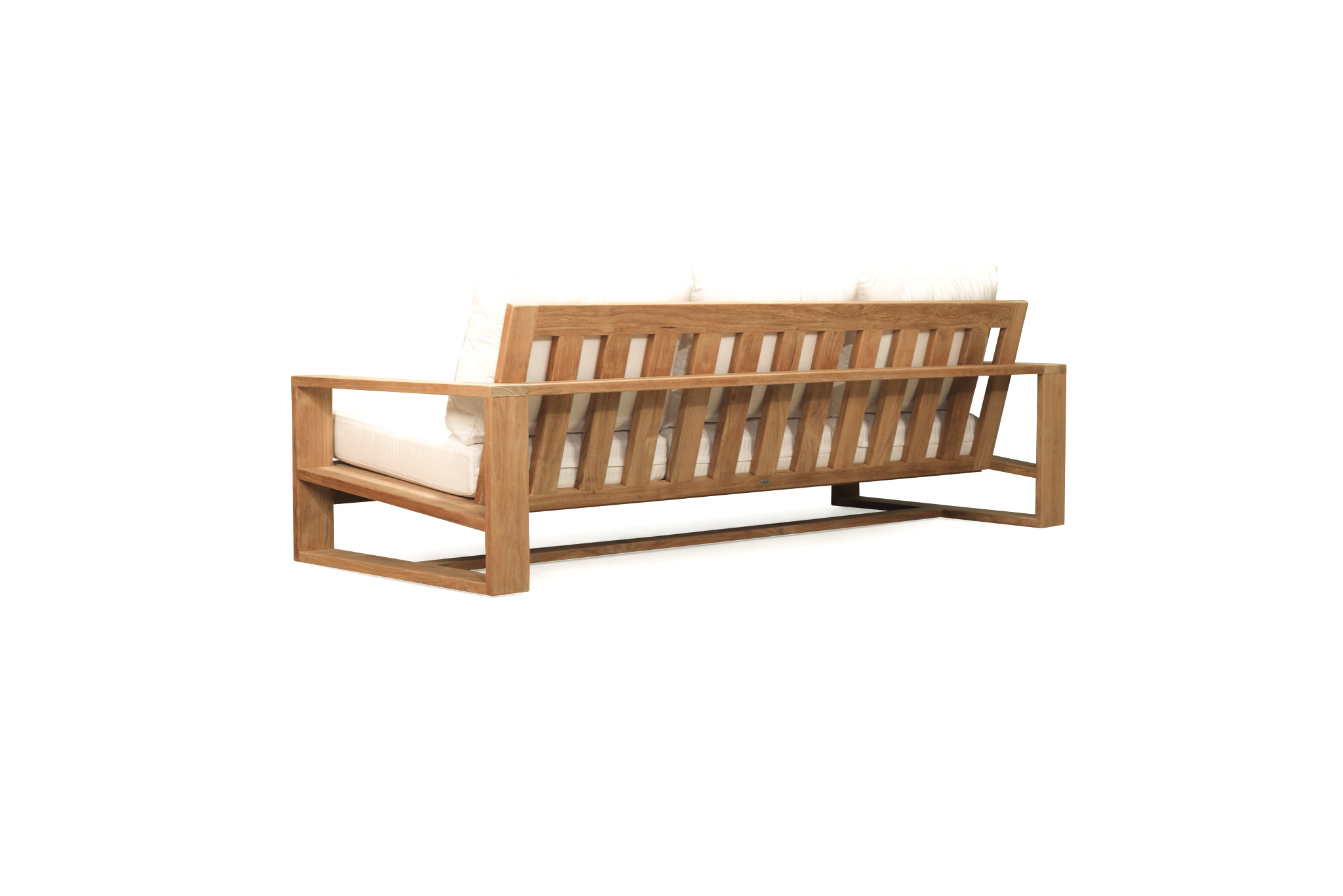 Double Island Outdoor Sofa - 3 Seater (Canvas Natural, Cast Slate or Cast Silver Upholstery) - Image 9