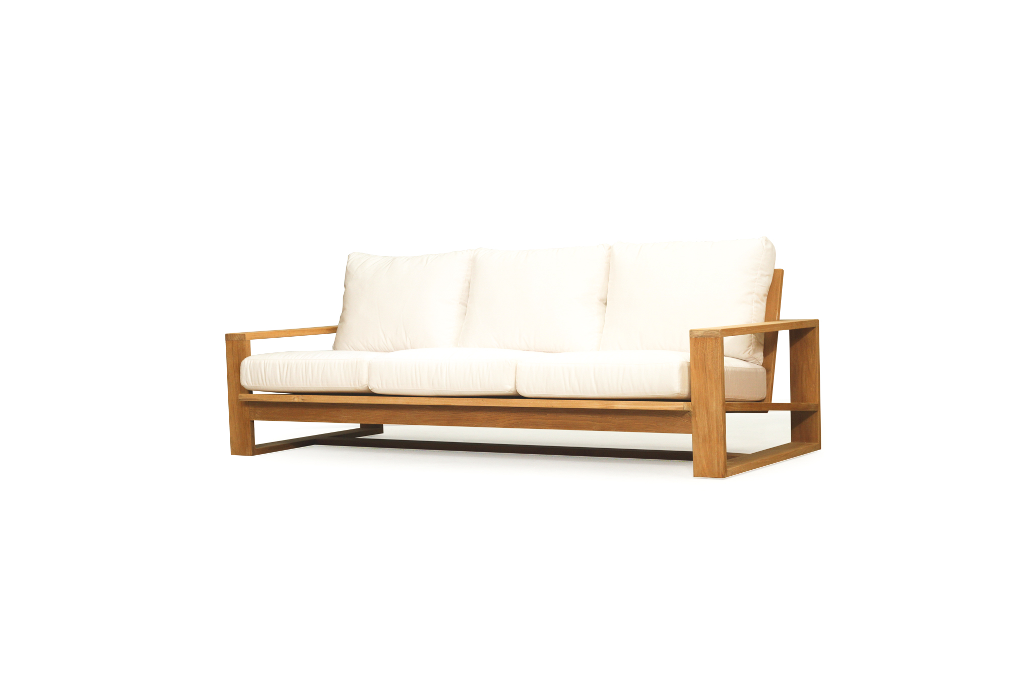 Double Island Outdoor Sofa - 3 Seater (Canvas Natural, Cast Slate or Cast Silver Upholstery)