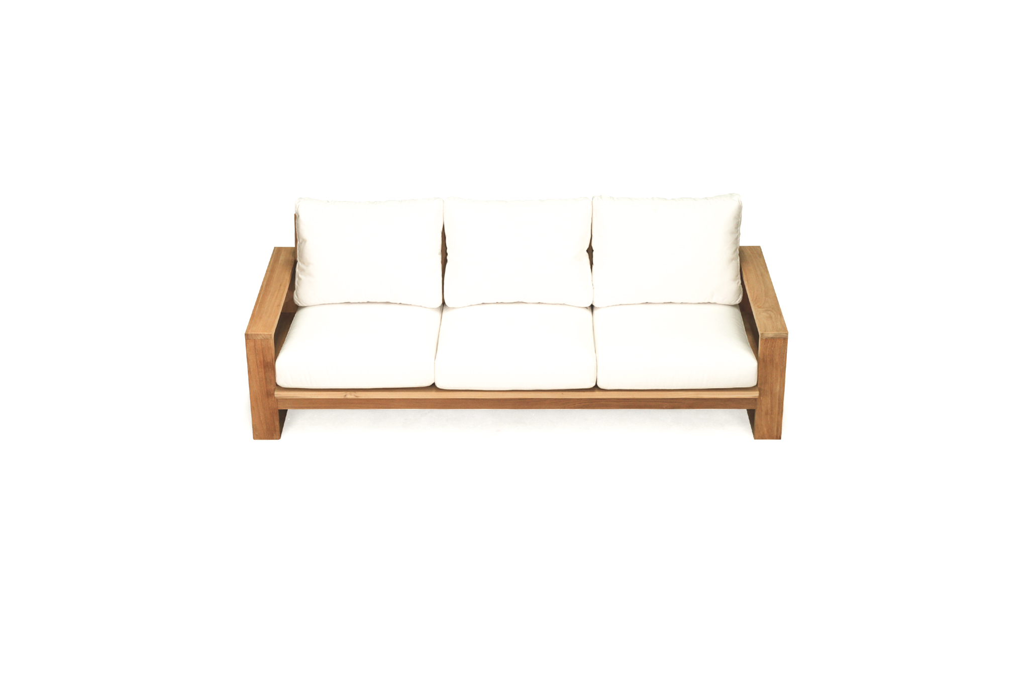 Double Island Outdoor Sofa - 3 Seater (Canvas Natural, Cast Slate or Cast Silver Upholstery) - Image 14