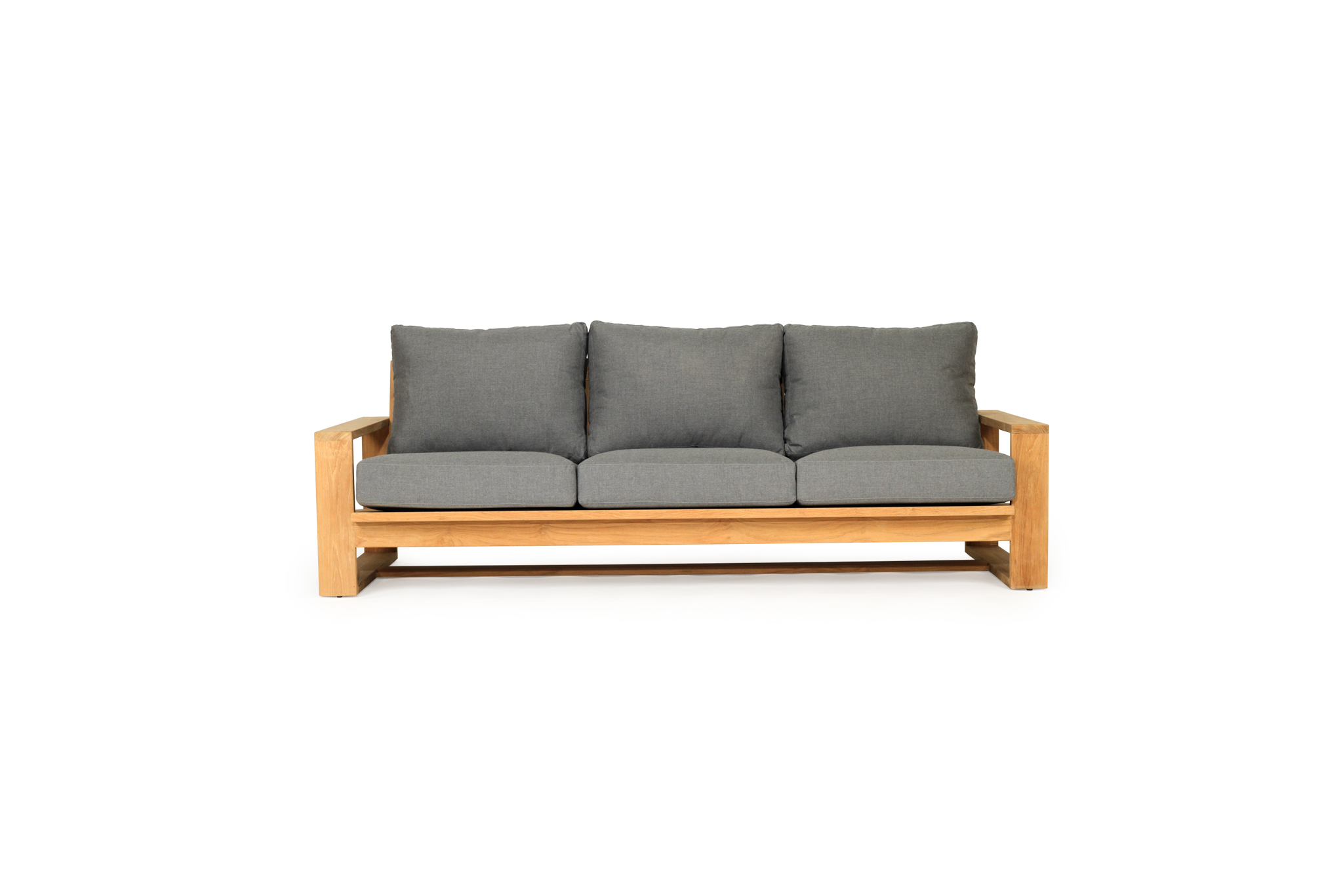 Double Island Outdoor Sofa - 3 Seater (Canvas Natural, Cast Slate or Cast Silver Upholstery) - Image 16