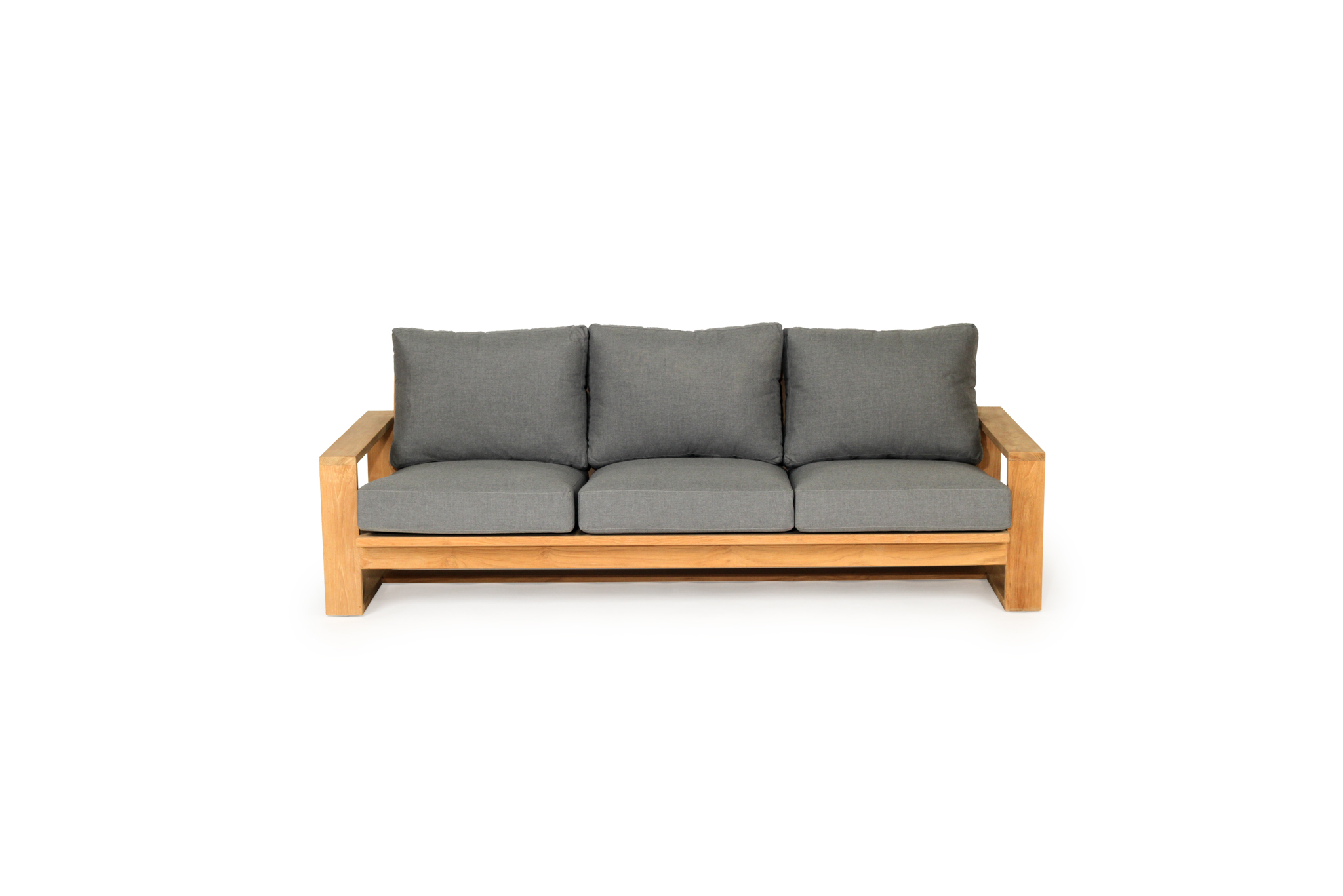 Double Island Outdoor Sofa - 3 Seater (Canvas Natural, Cast Slate or Cast Silver Upholstery) - Image 17