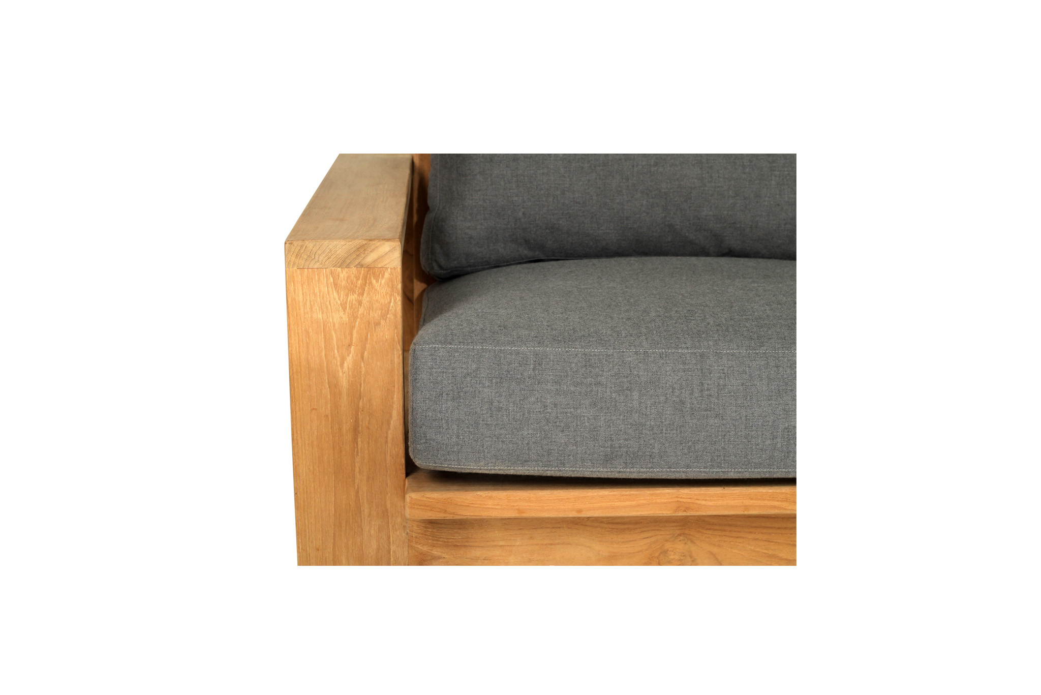 Double Island Outdoor Sofa - 3 Seater (Canvas Natural, Cast Slate or Cast Silver Upholstery) - Image 21