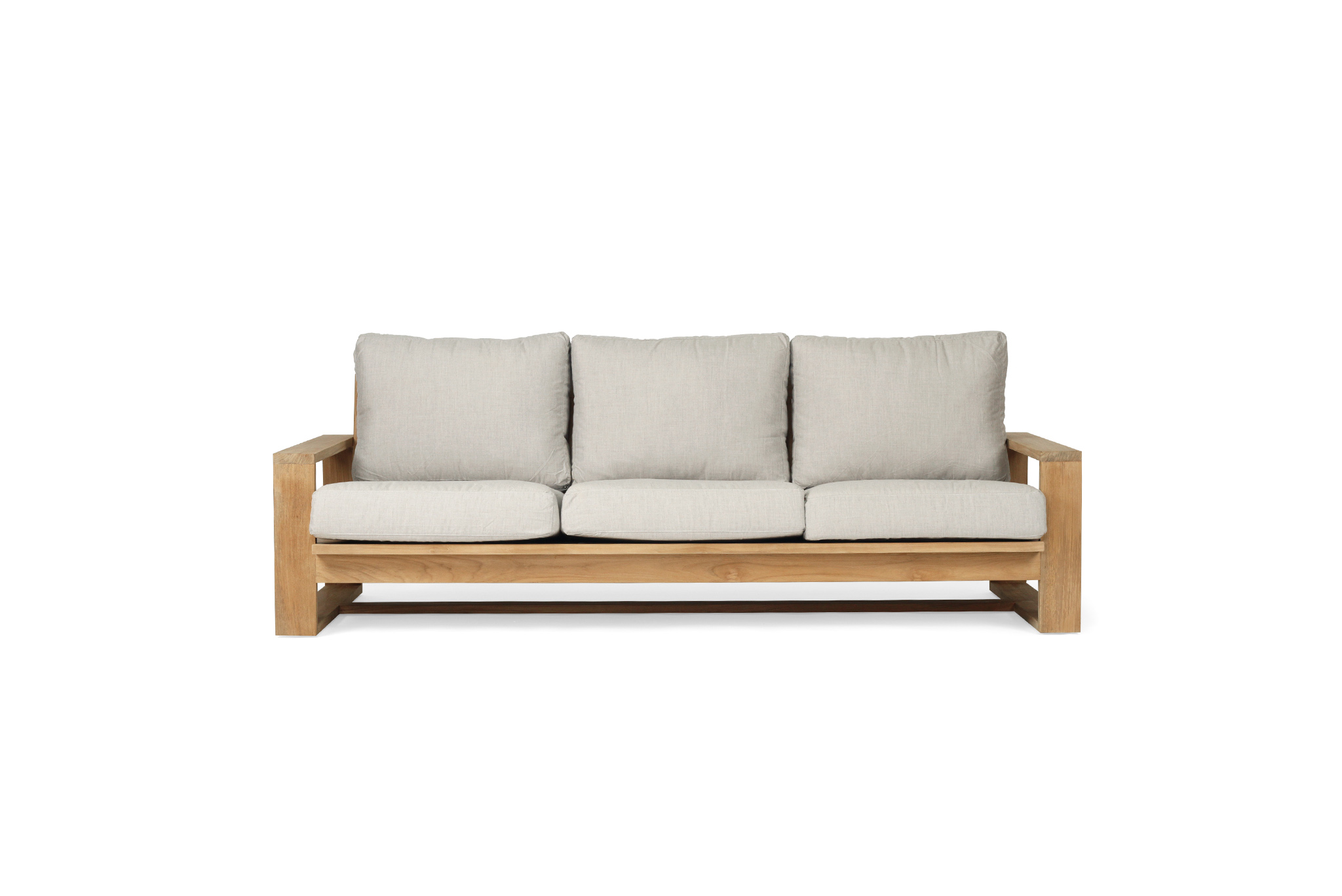 Double Island Outdoor Sofa - 3 Seater (Canvas Natural, Cast Slate or Cast Silver Upholstery) - Image 25