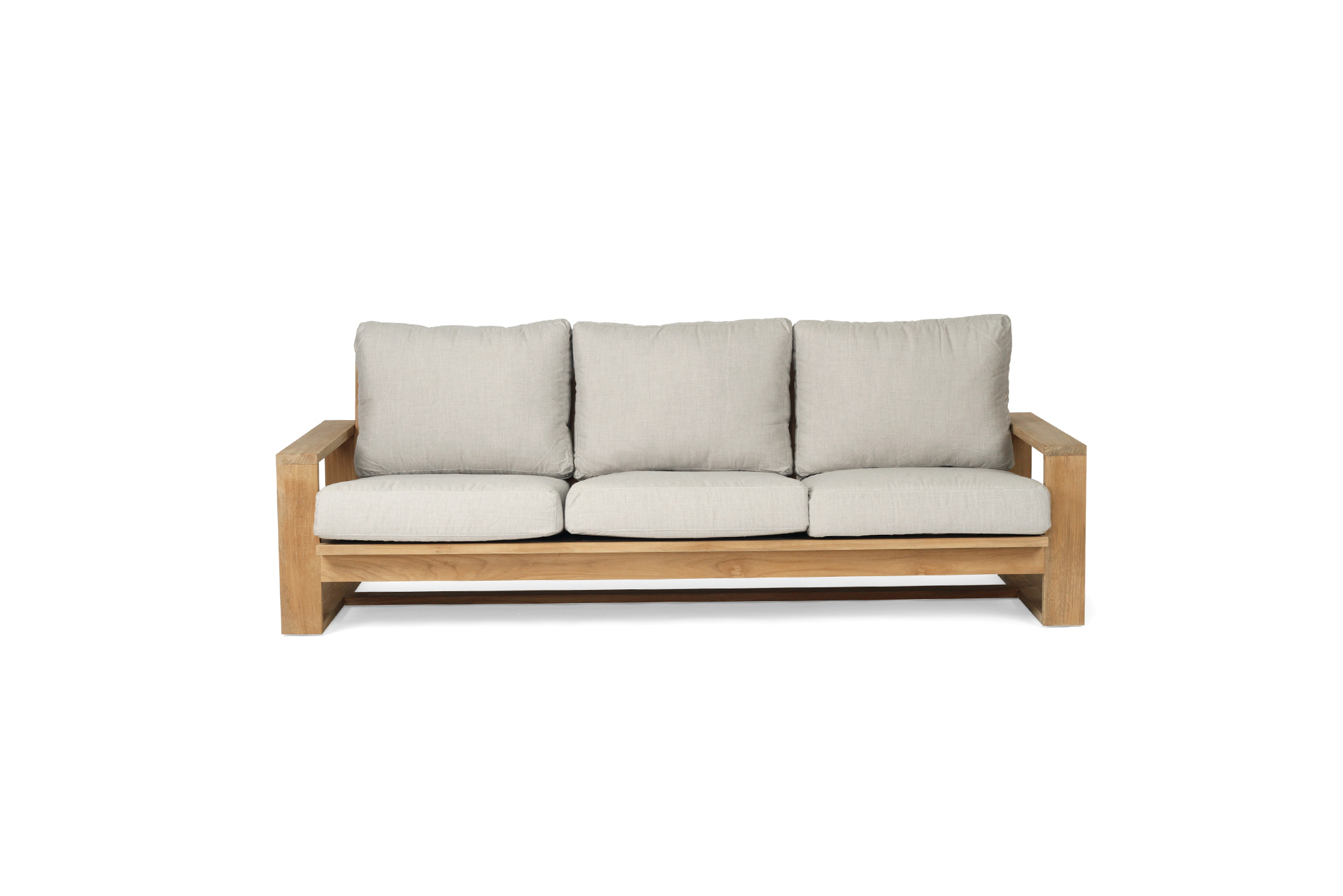 Double Island Outdoor Sofa - 3 Seater (Canvas Natural, Cast Slate or Cast Silver Upholstery) - Image 26