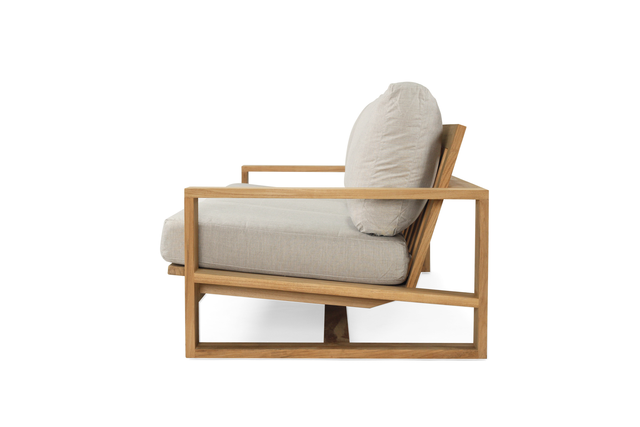 Double Island Outdoor Sofa - 3 Seater (Canvas Natural, Cast Slate or Cast Silver Upholstery) - Image 27