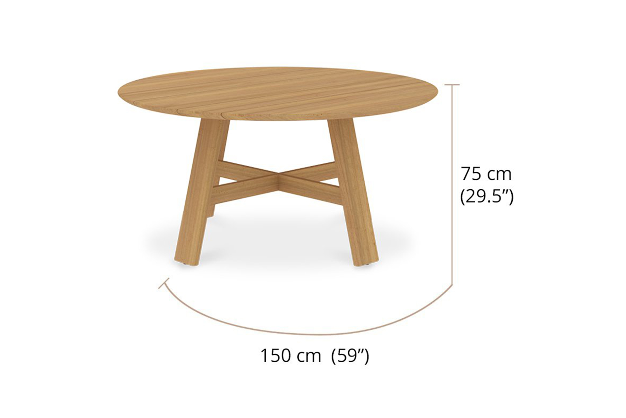 Kingscliff Outdoor Table - 1.5m - Image 11