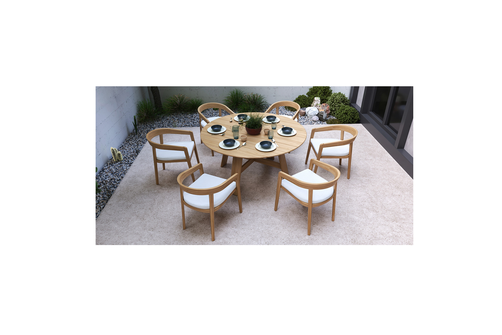 Kingscliff Outdoor Table - 1.5m - Image 8