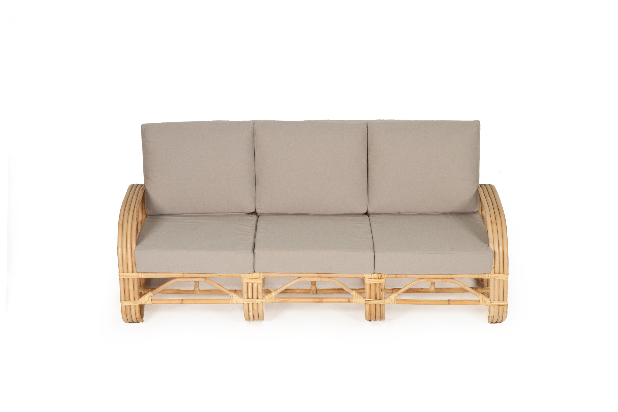 Pretzel Three Seater Sofa - Grey Cushions - Image 7