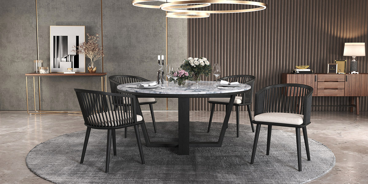 Audrey Dining Chair - Black - Image 7