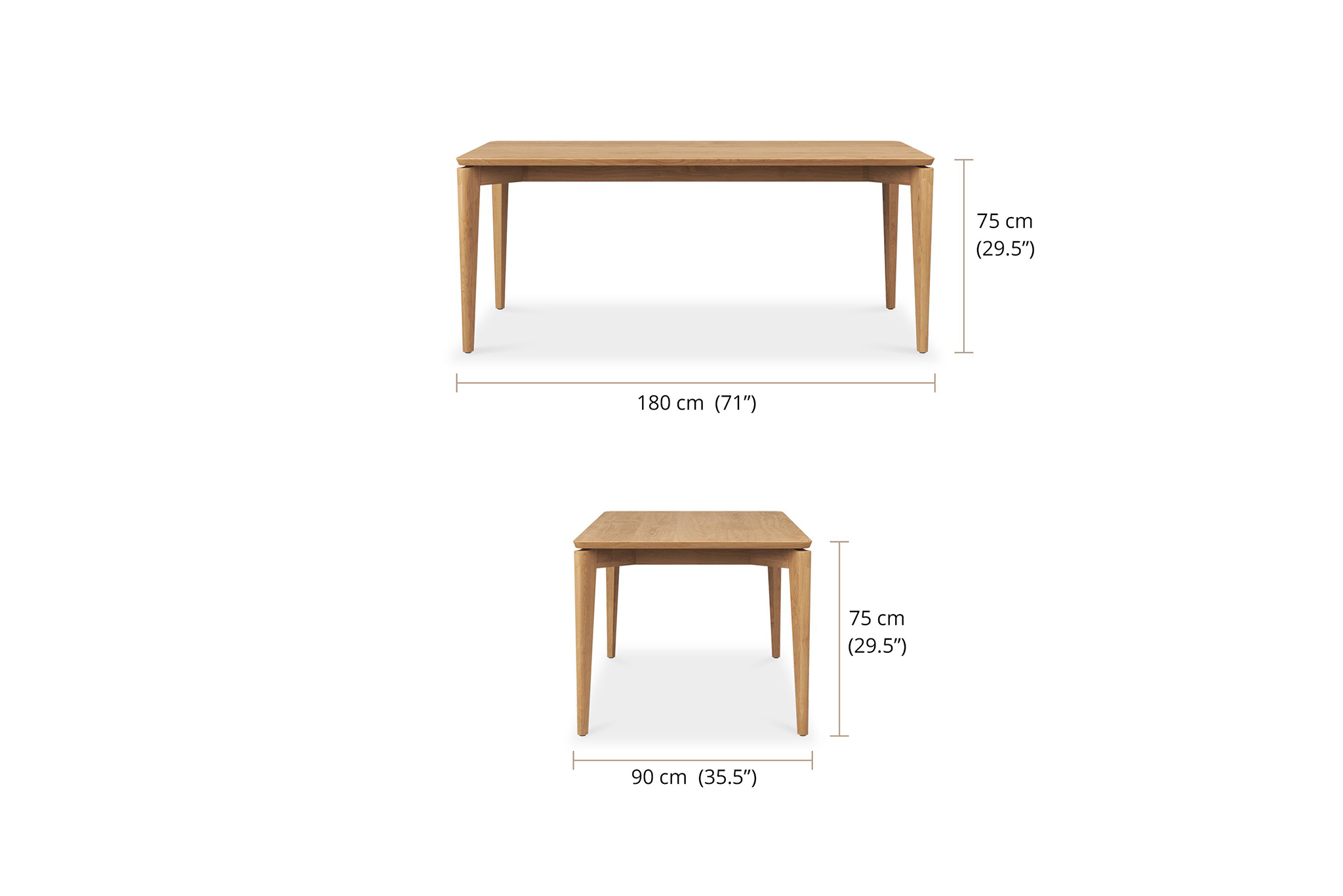 Jude Dining Table - 1.8m - Image 5