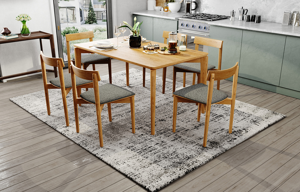 Jude Dining Table - 0.9m - Image 10