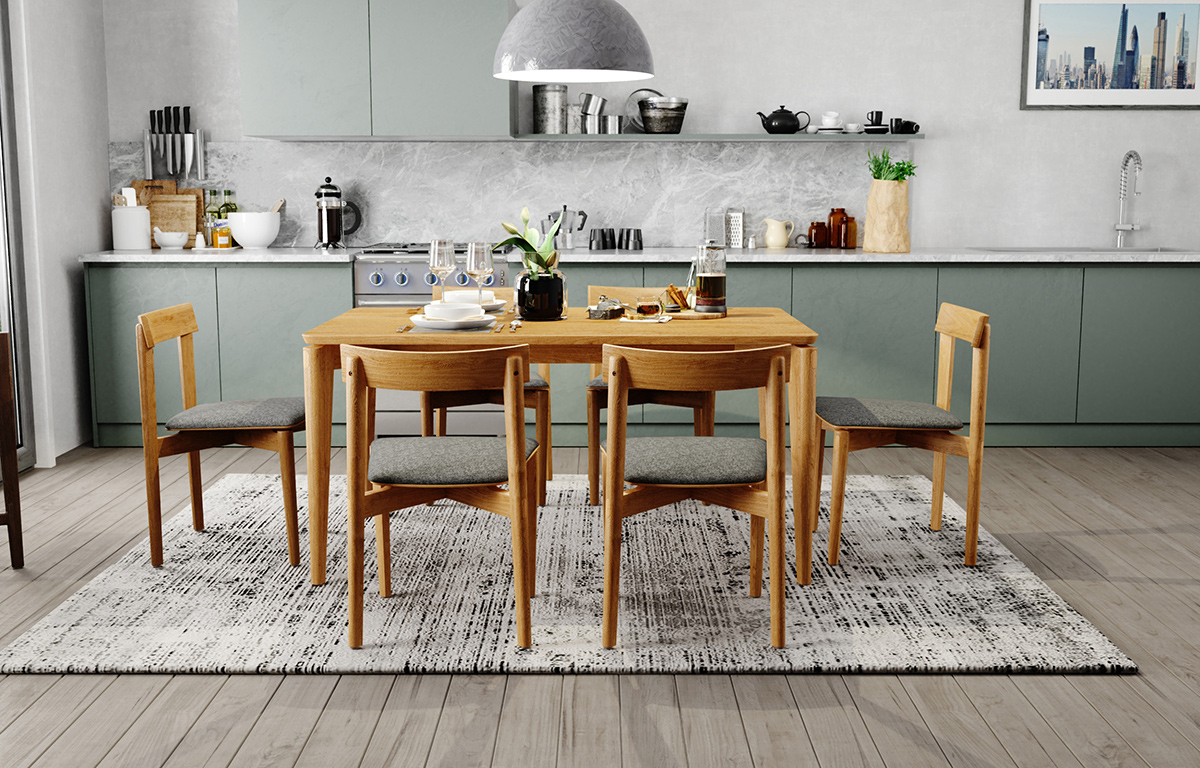 Jude Dining Table - 0.9m - Image 11