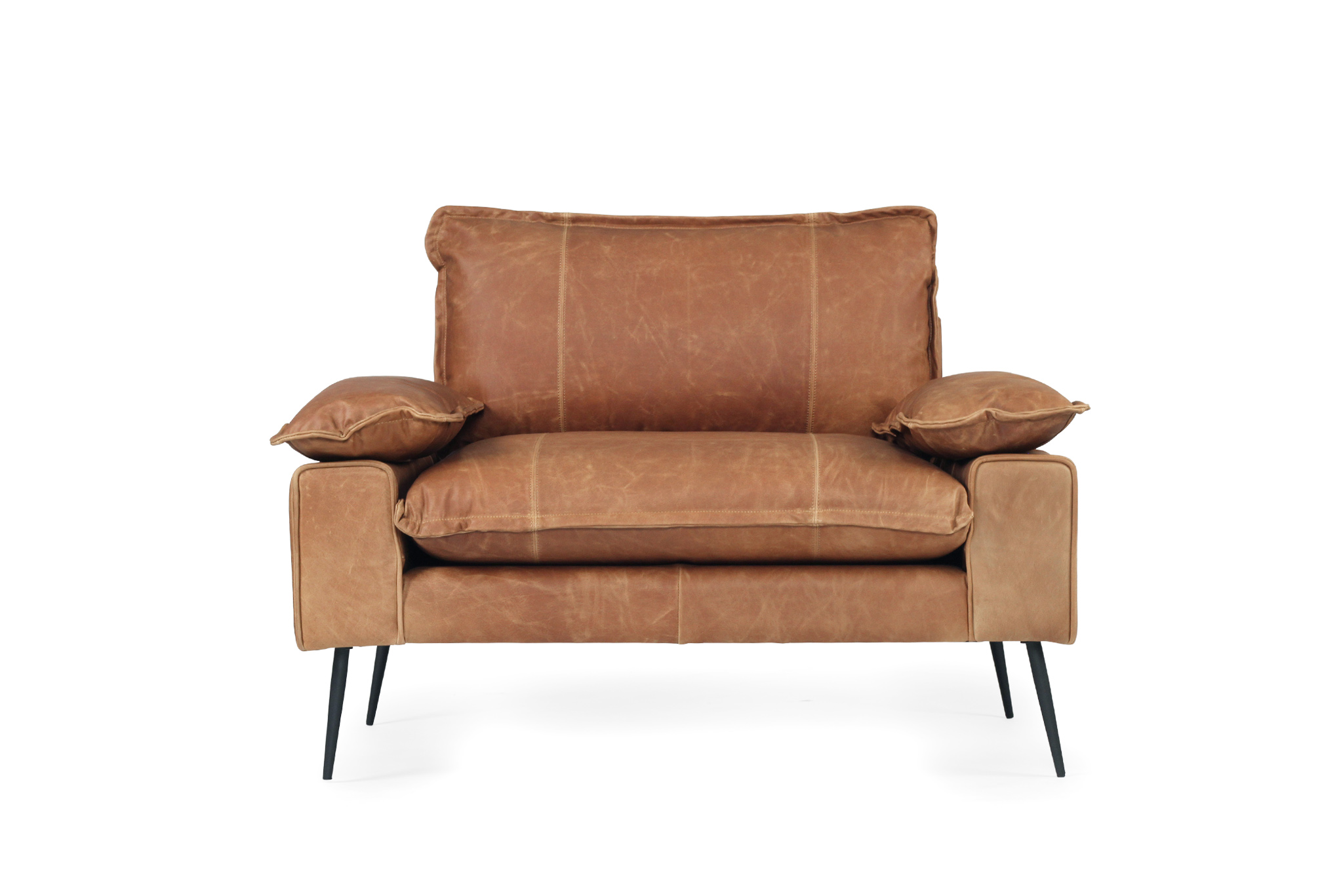 Marly 1 Seater Sofa - Cognac Leather
