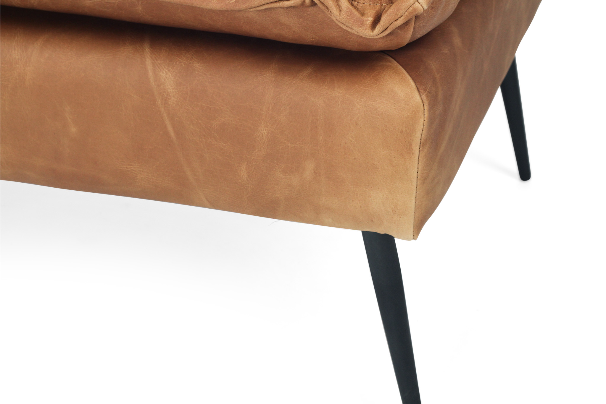 Marly Footstool - Cognac Leather - Image 6