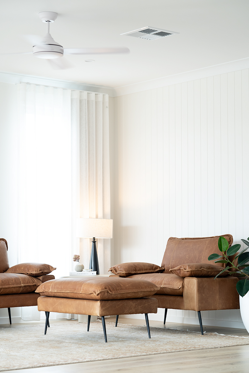 Marly 1 Seater Sofa - Cognac Leather - Image 17