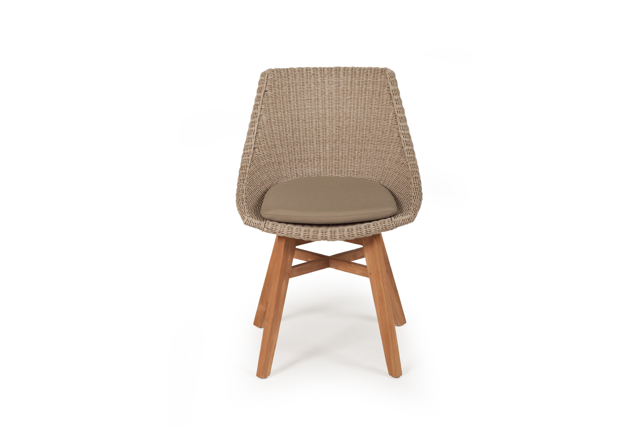 Oceanic Outdoor Dining Chair - Mushroom - Image 11