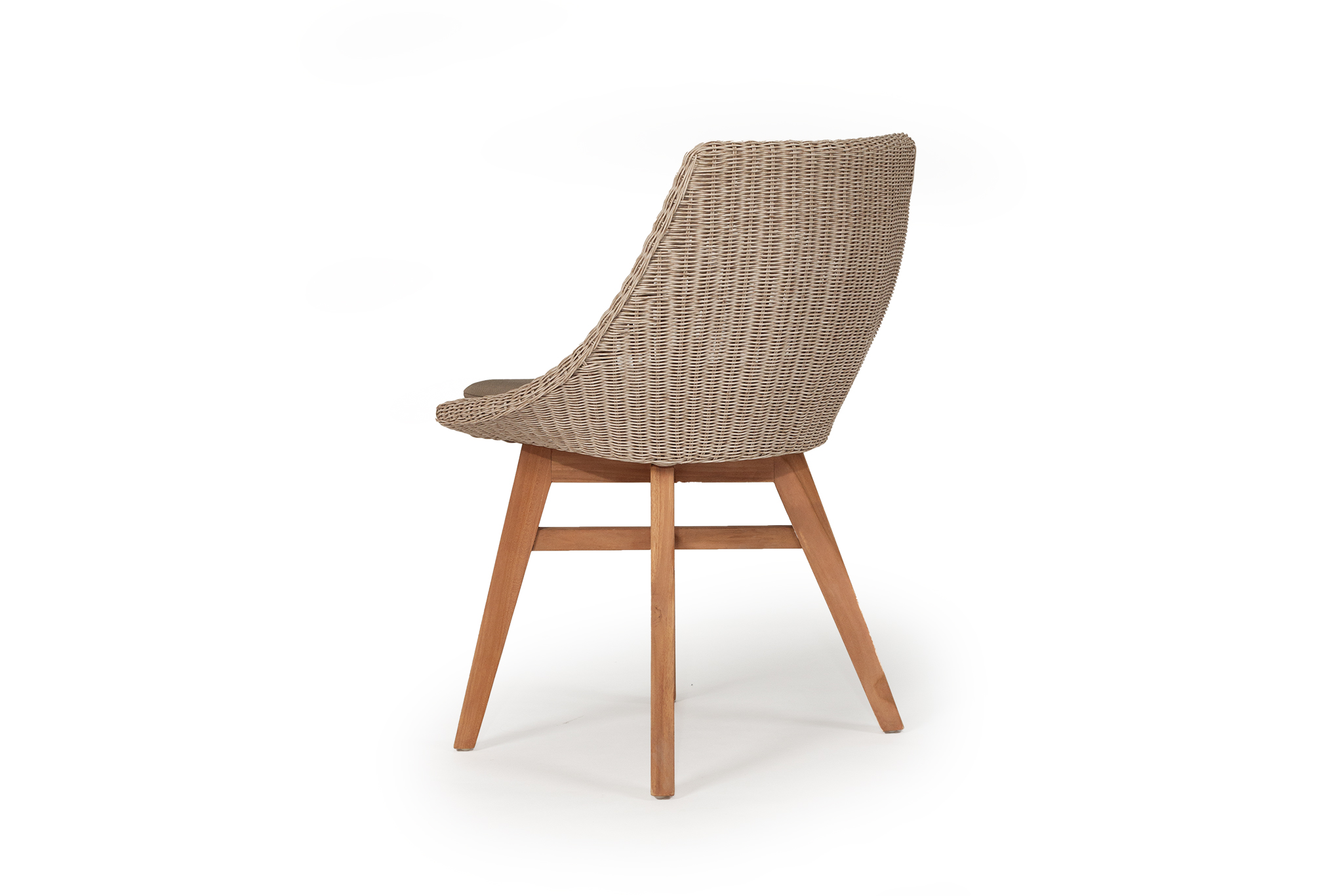 Oceanic Outdoor Dining Chair - Mushroom - Image 5