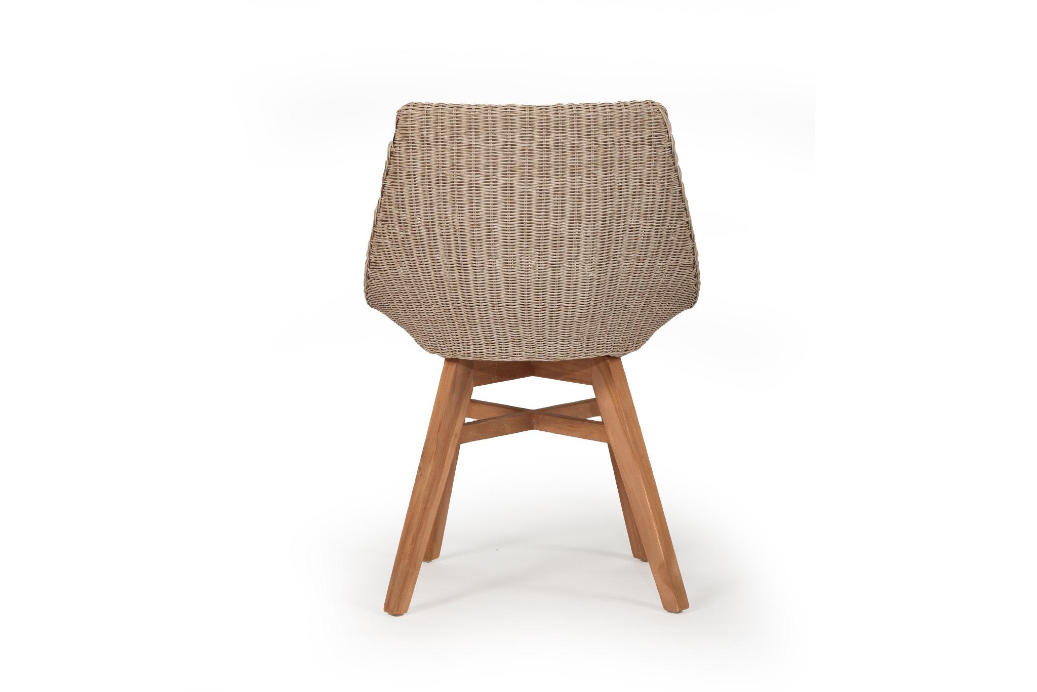 Oceanic Outdoor Dining Chair - Mushroom - Image 6