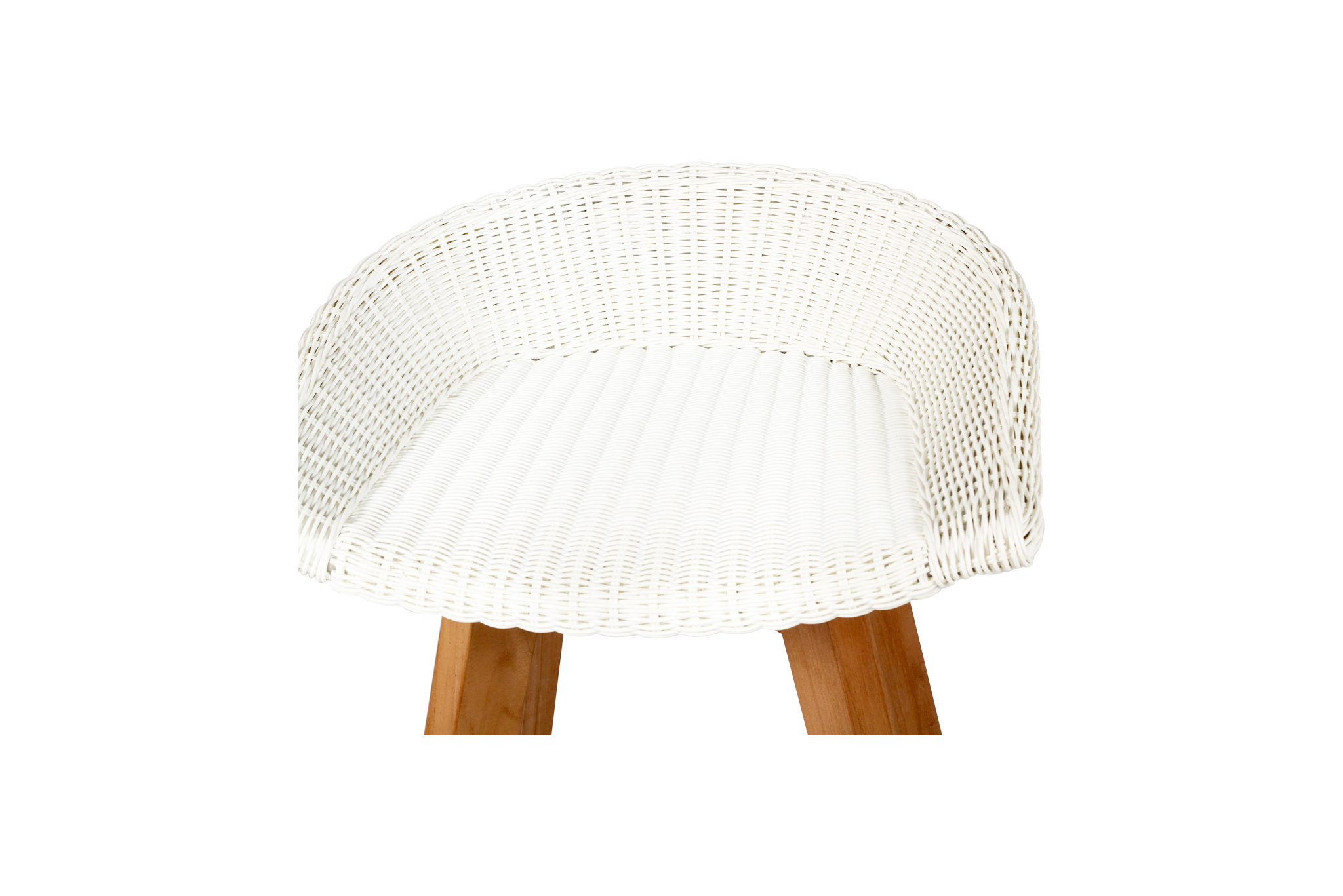 Oceanic Outdoor Backless Bar Stool - White - Image 11