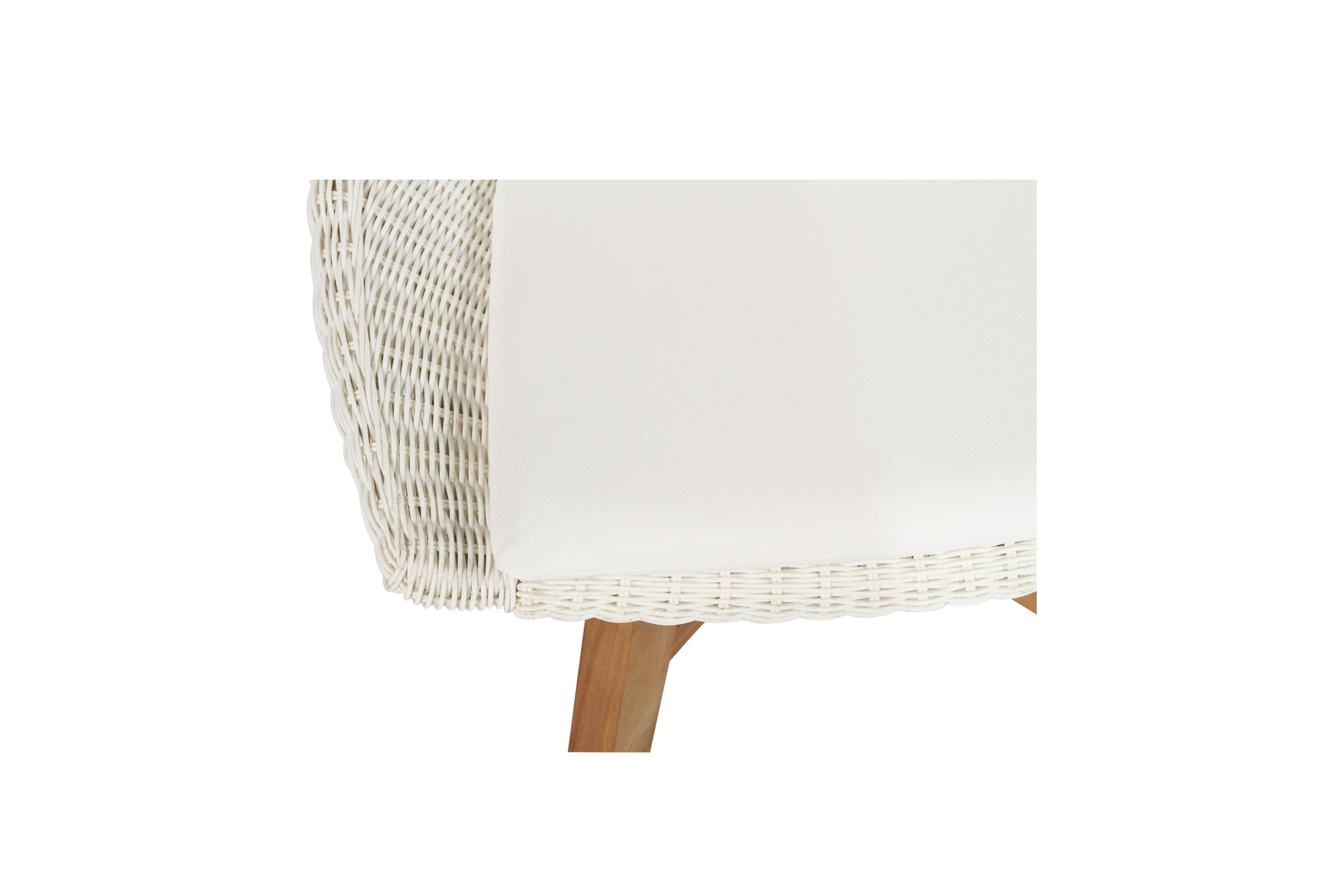 Oceanic Outdoor Dining Chair - White - Image 10