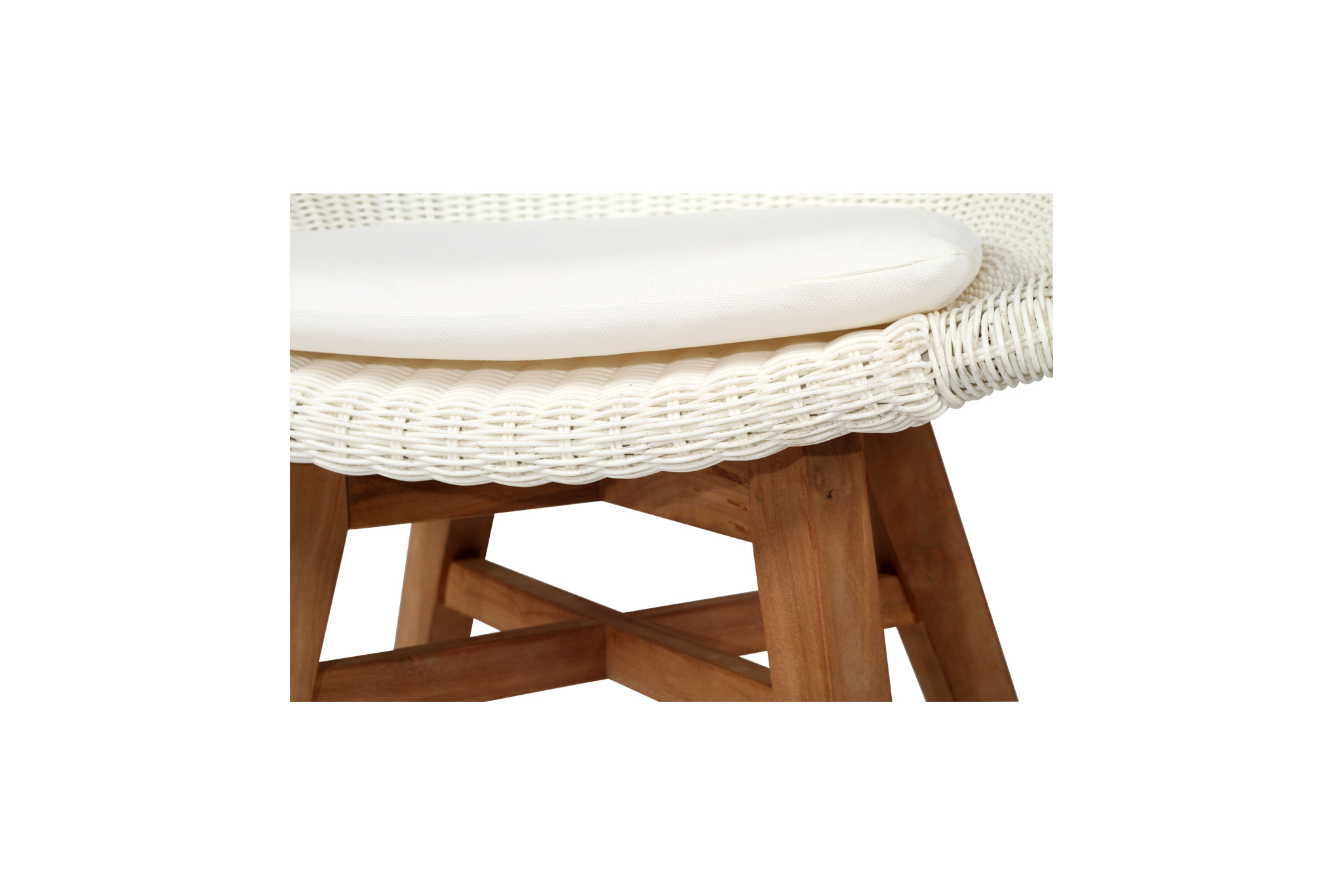 Oceanic Outdoor Dining Chair - White - Image 11