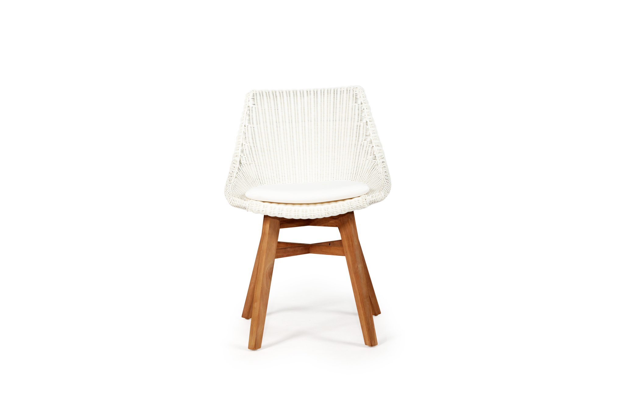Oceanic Outdoor Dining Chair - White