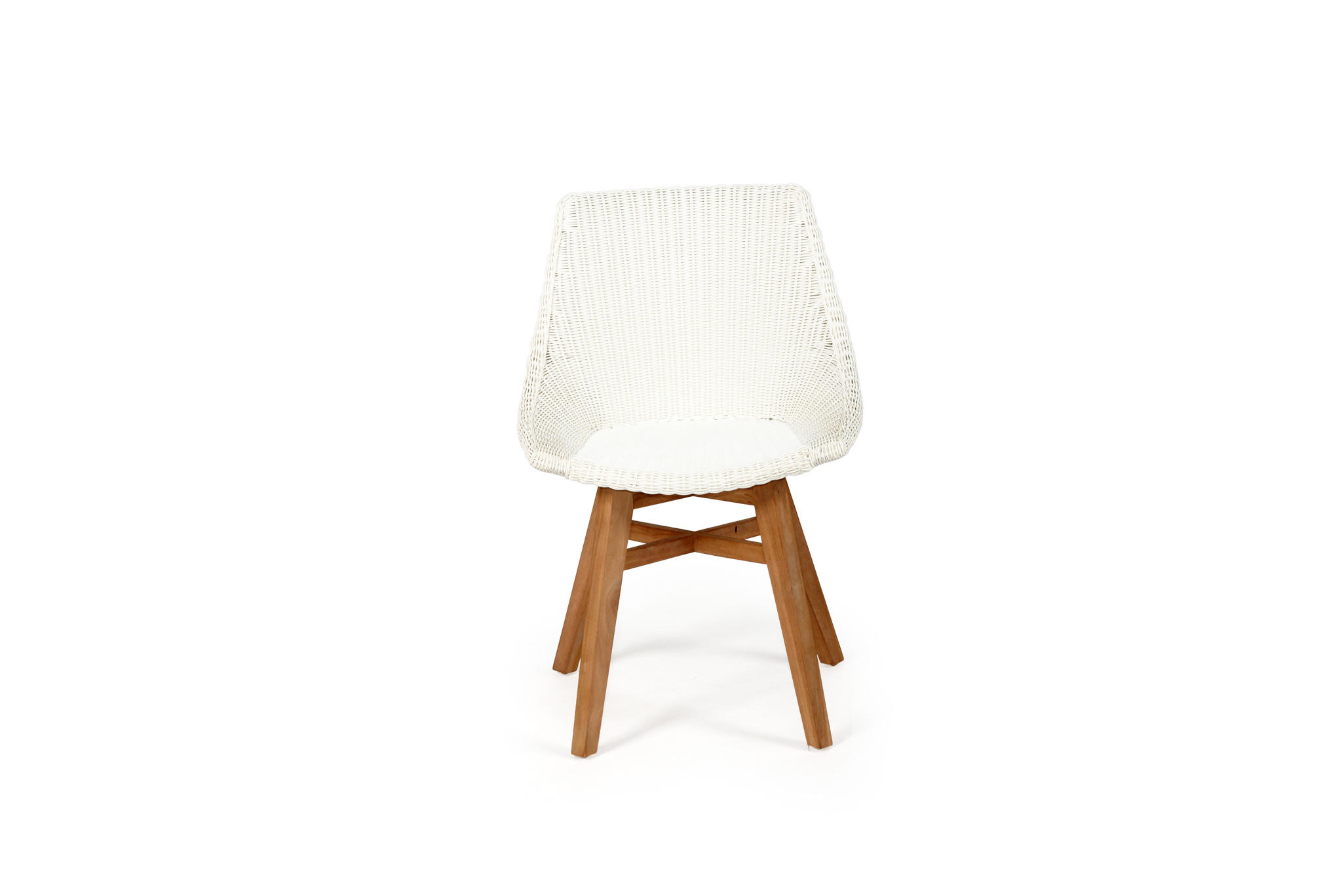 Oceanic Outdoor Dining Chair - White - Image 4