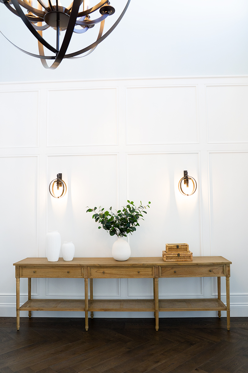 Hamilton Wide Console Table - Weathered Oak - 280cm - Image 12