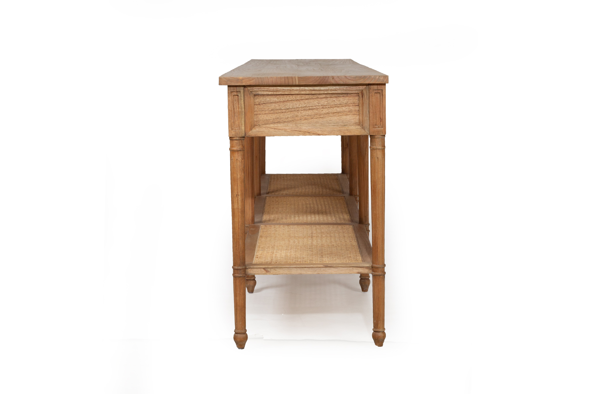 Hamilton Wide Console Table - Weathered Oak - 280cm - Image 4