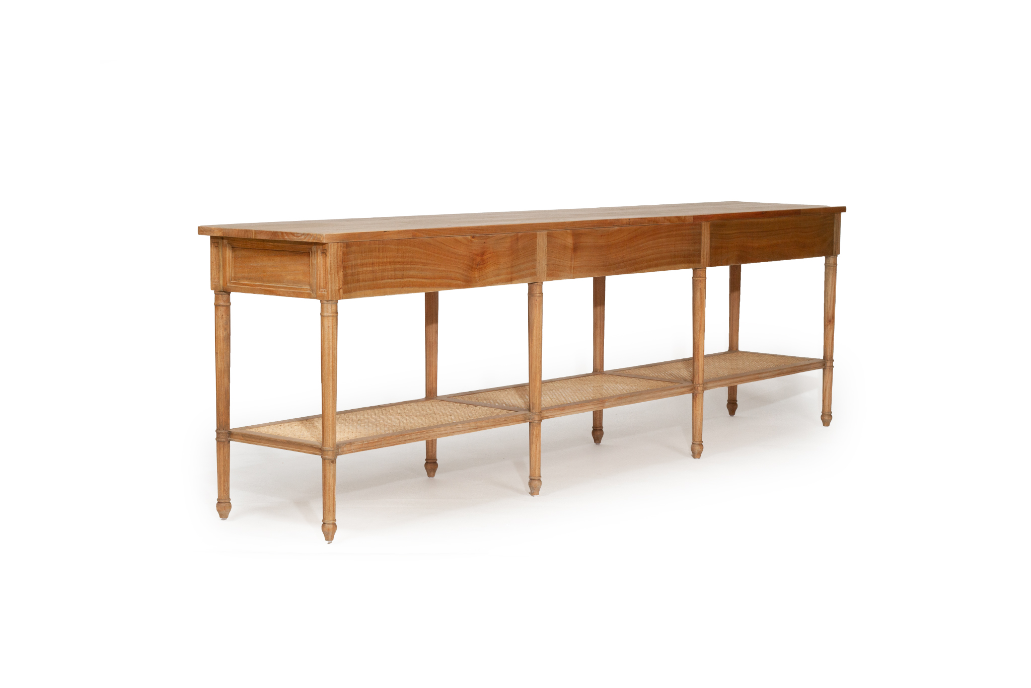 Hamilton Wide Console Table - Weathered Oak - 280cm - Image 5