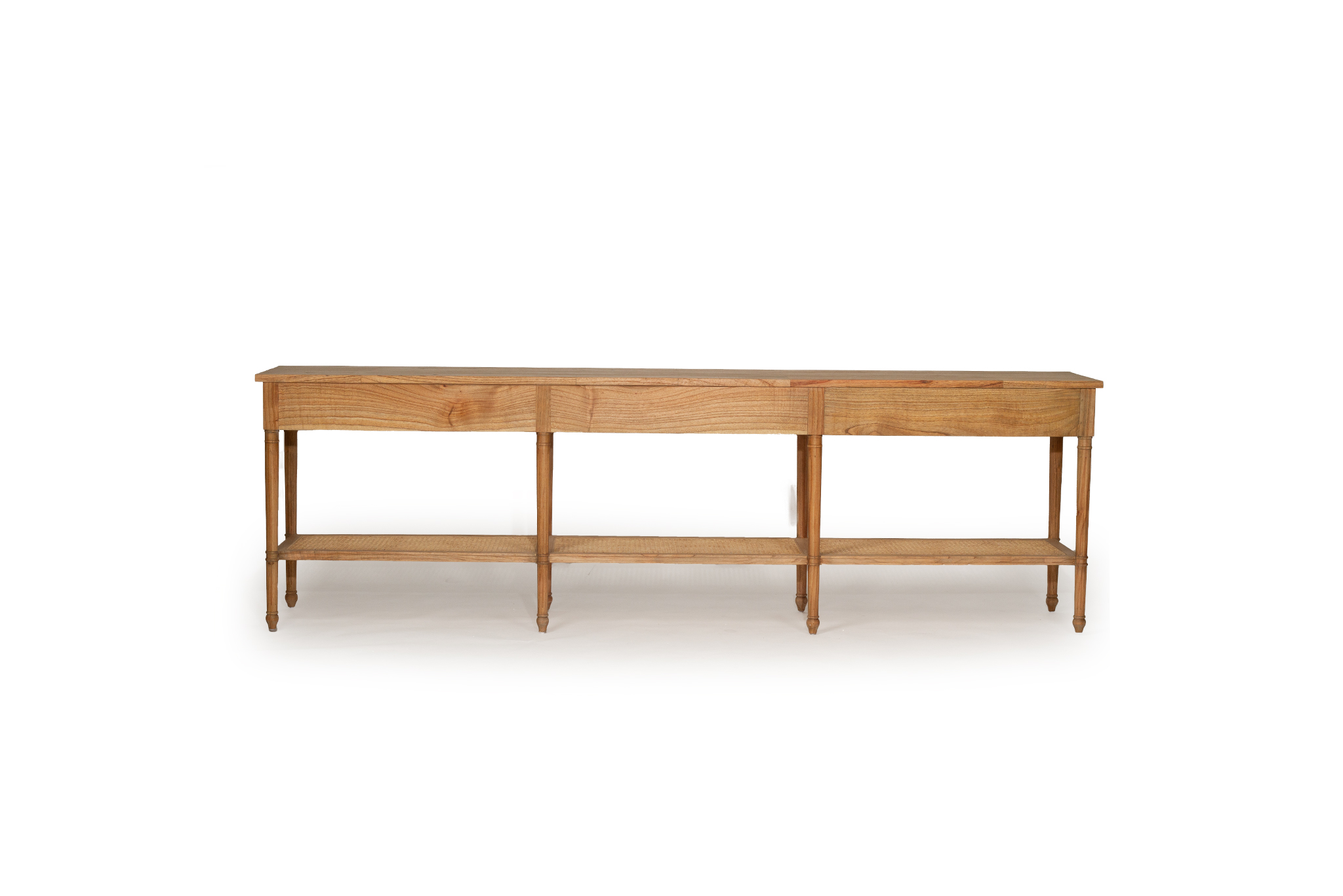Hamilton Wide Console Table - Weathered Oak - 280cm - Image 6