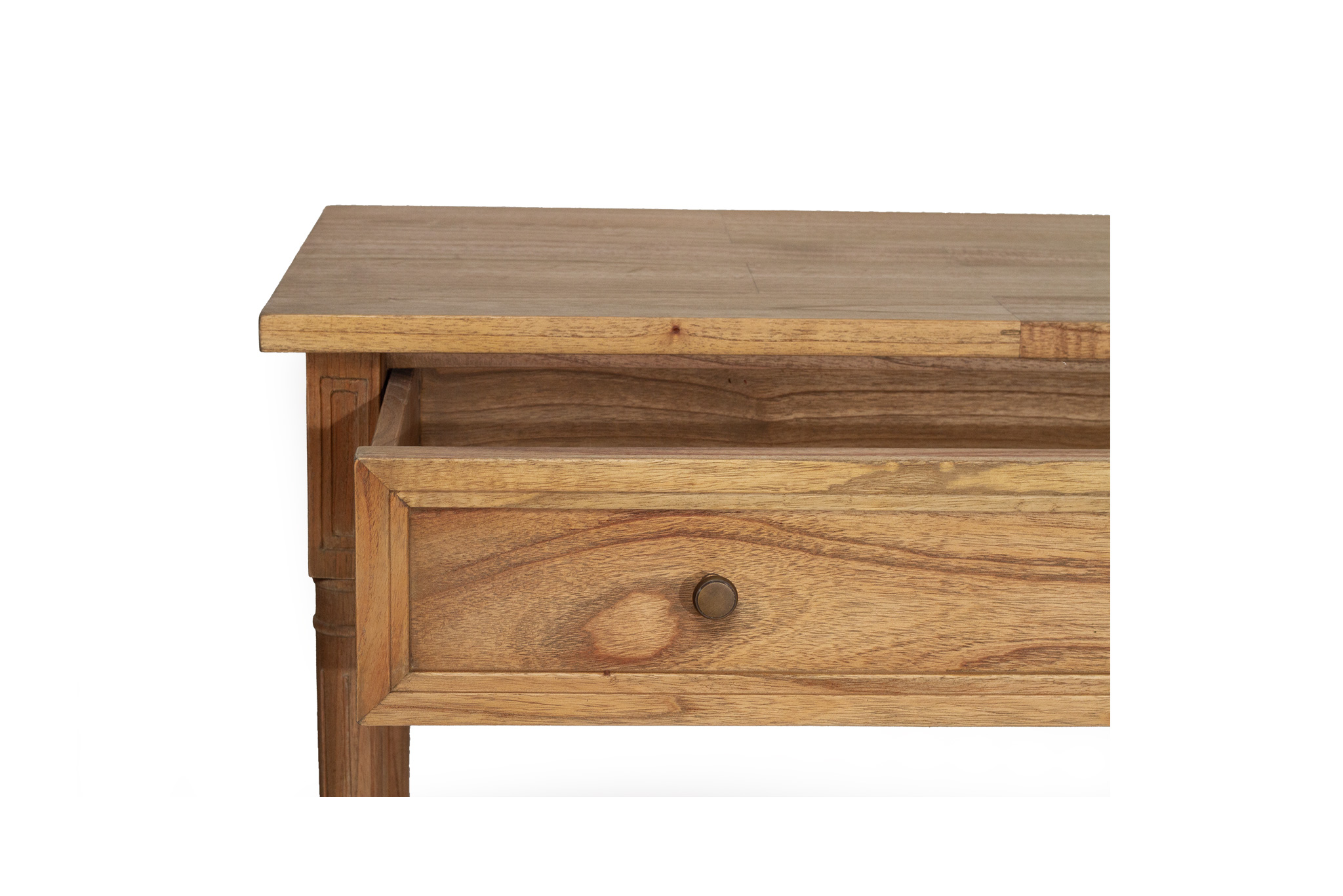Hamilton Wide Console Table - Weathered Oak - 280cm - Image 8