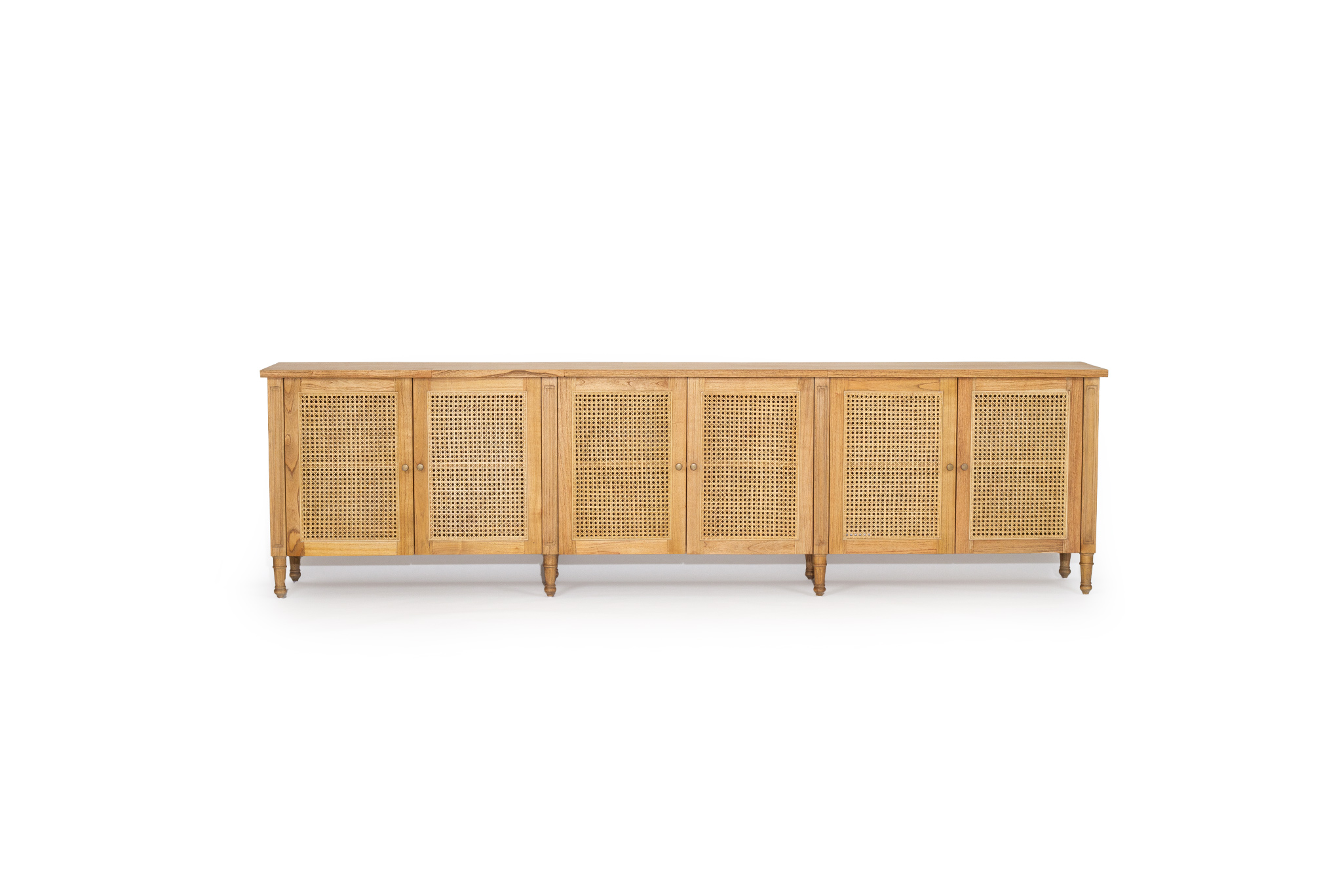 Hamilton Six Door Sideboard - Weathered Oak