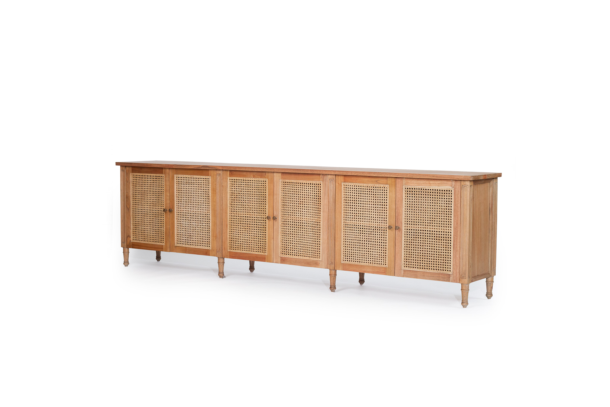 Hamilton Six Door Sideboard - Weathered Oak - Image 2