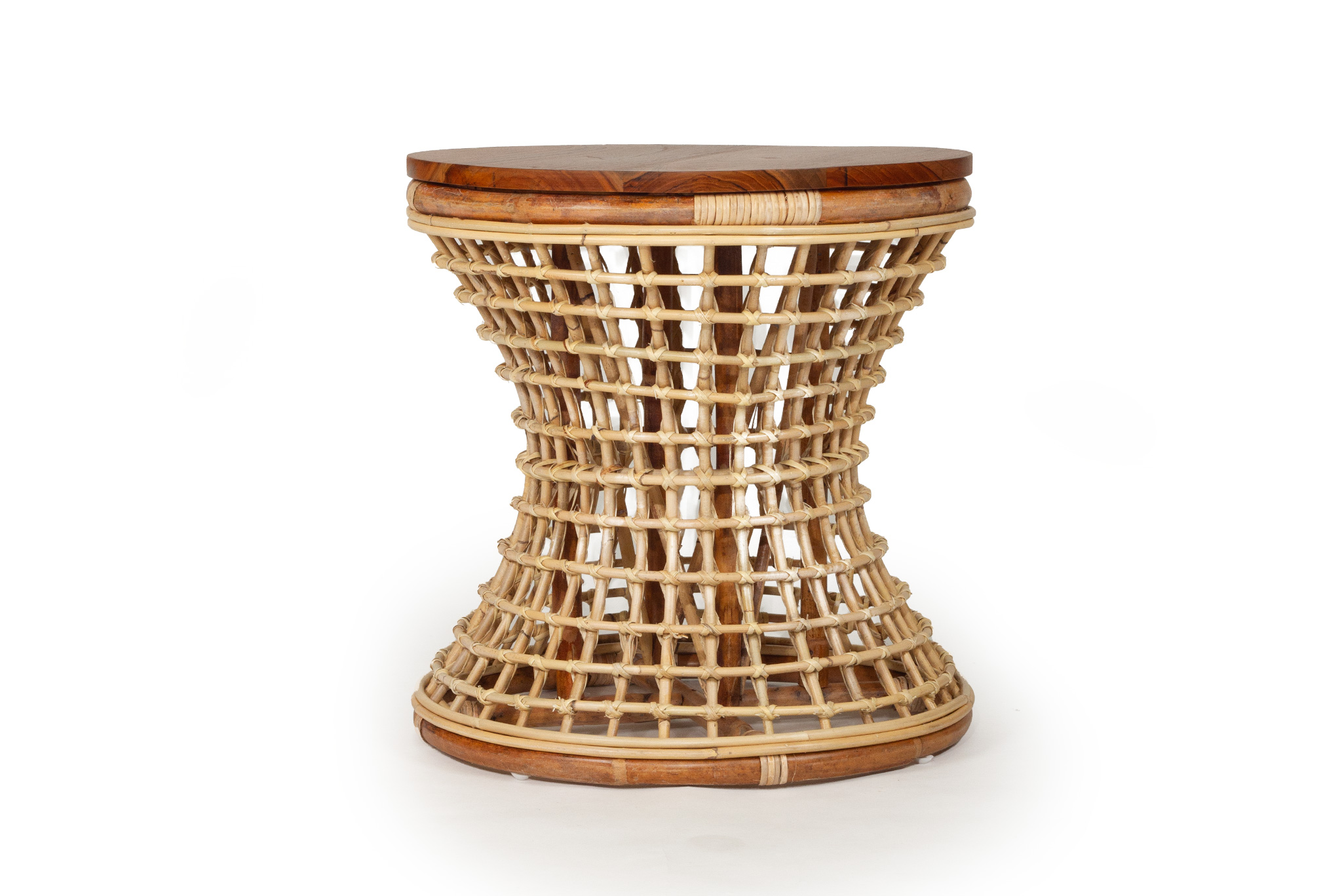 Marcus Side Table with Timber Top