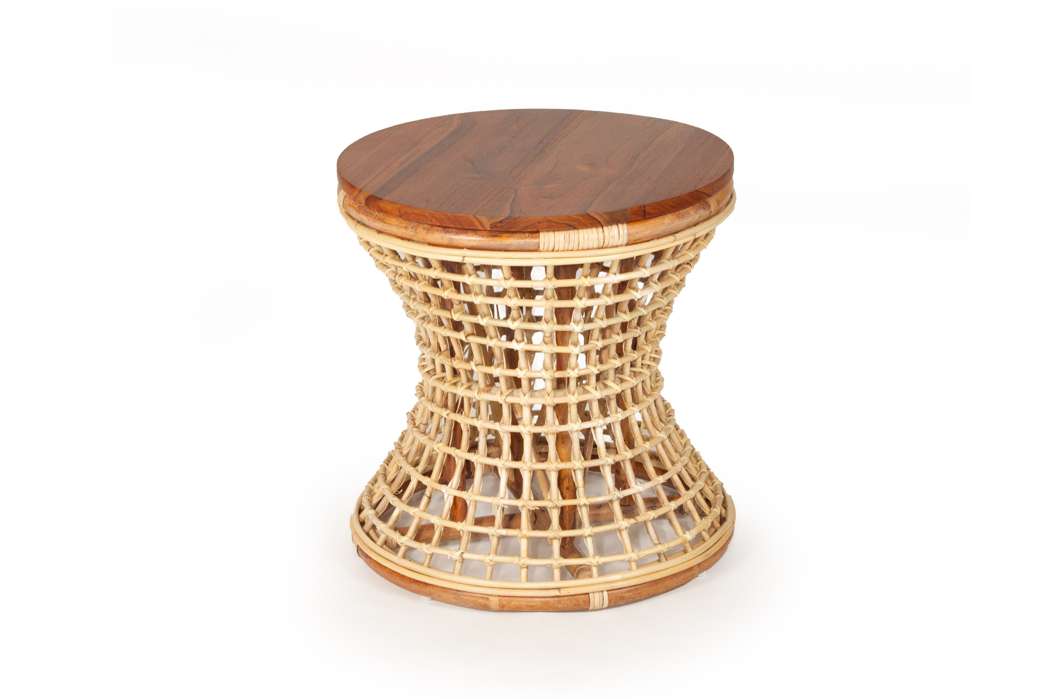 Marcus Side Table with Timber Top - Image 3