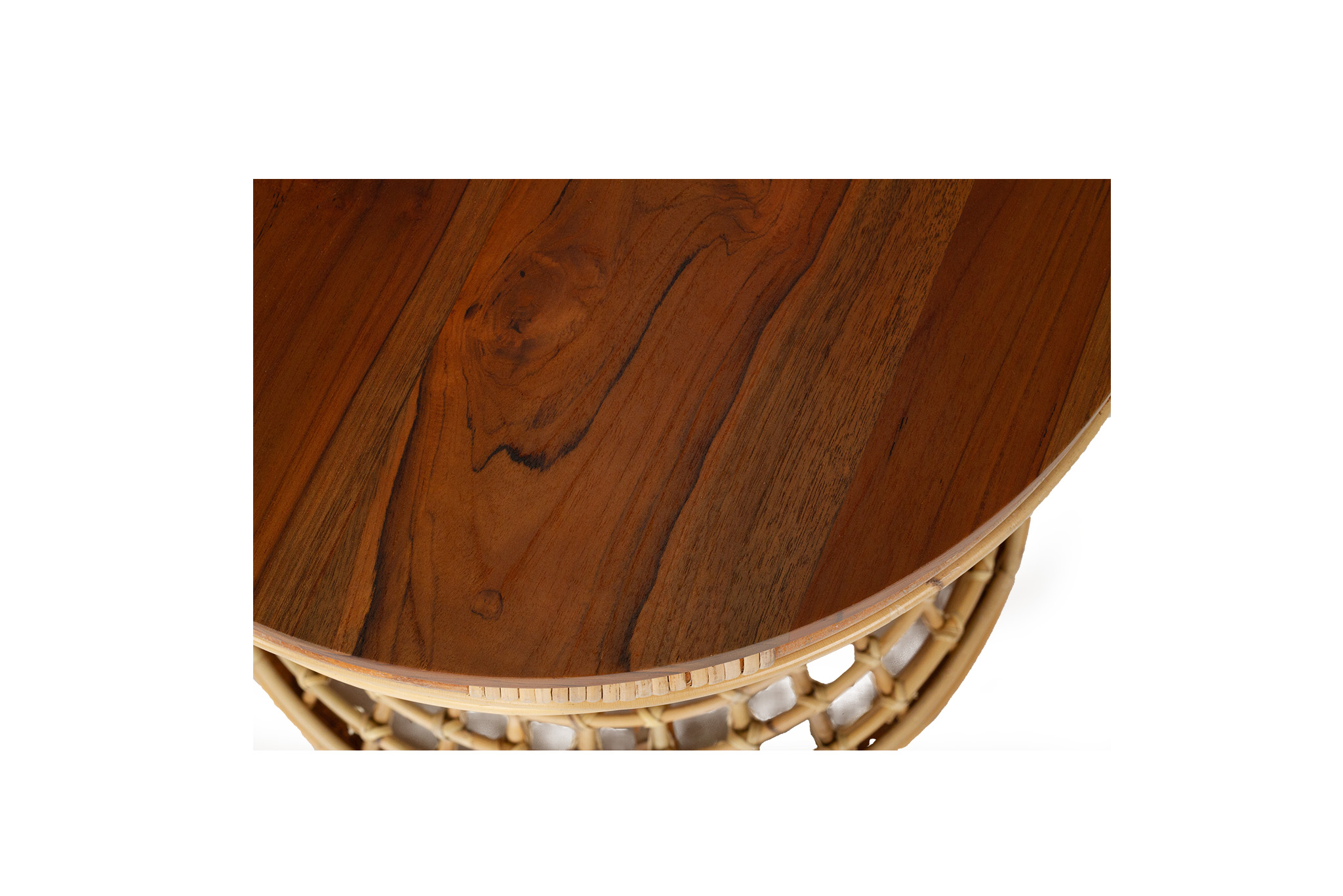 Marcus Side Table with Timber Top - Image 2