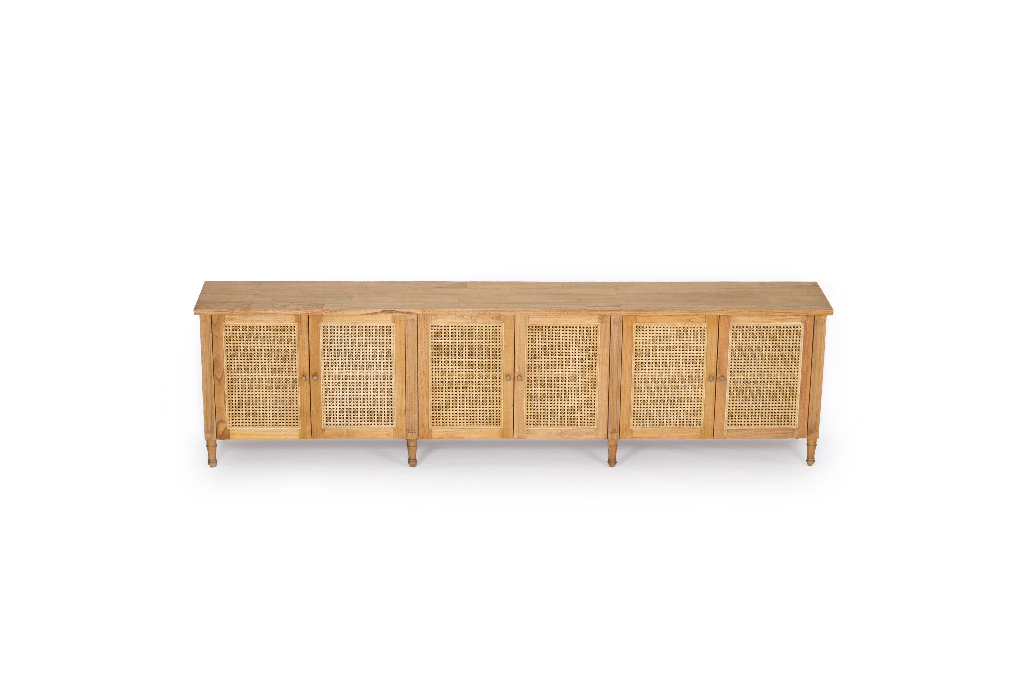 Hamilton Six Door Sideboard - Weathered Oak - Image 8