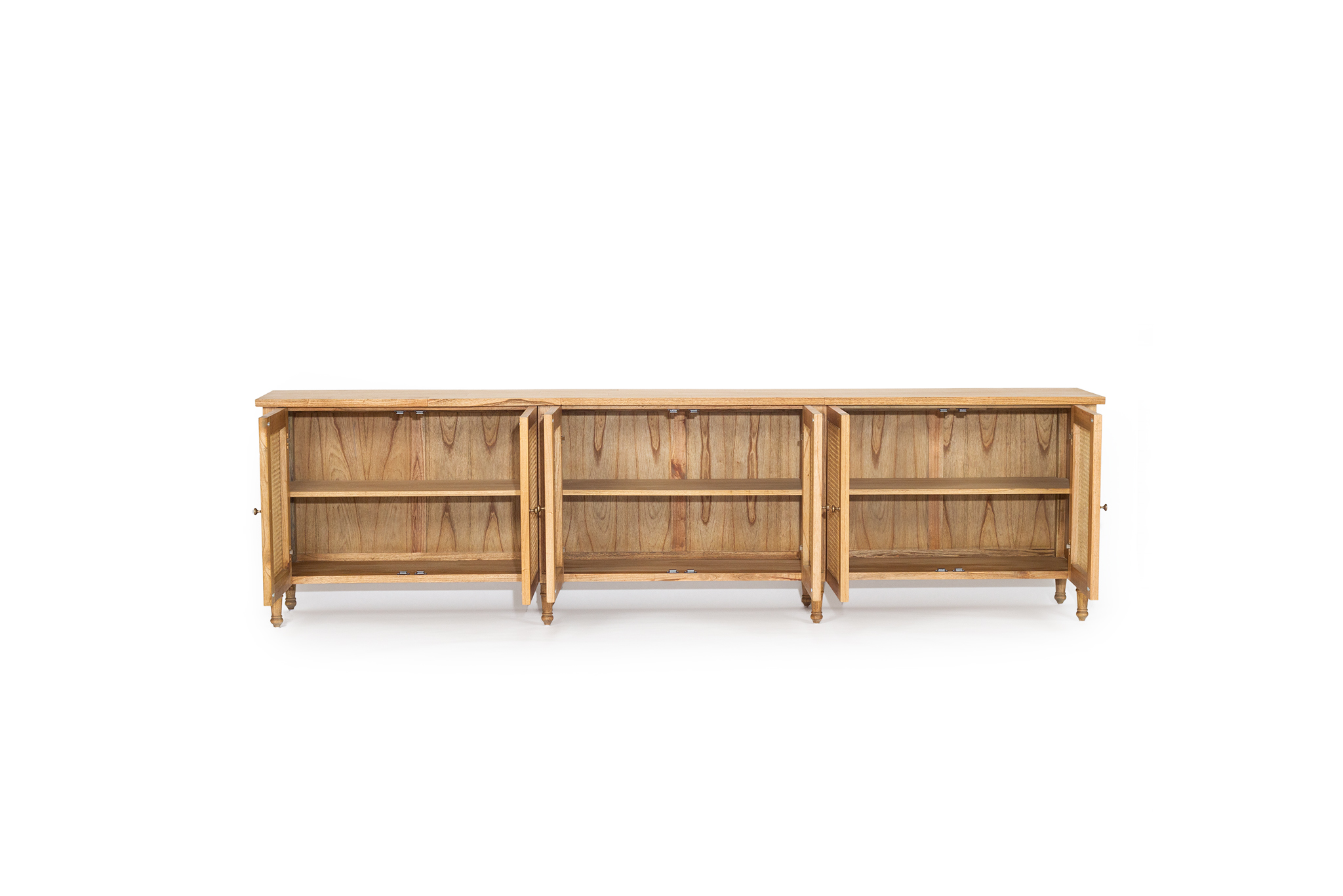 Hamilton Six Door Sideboard - Weathered Oak - Image 7