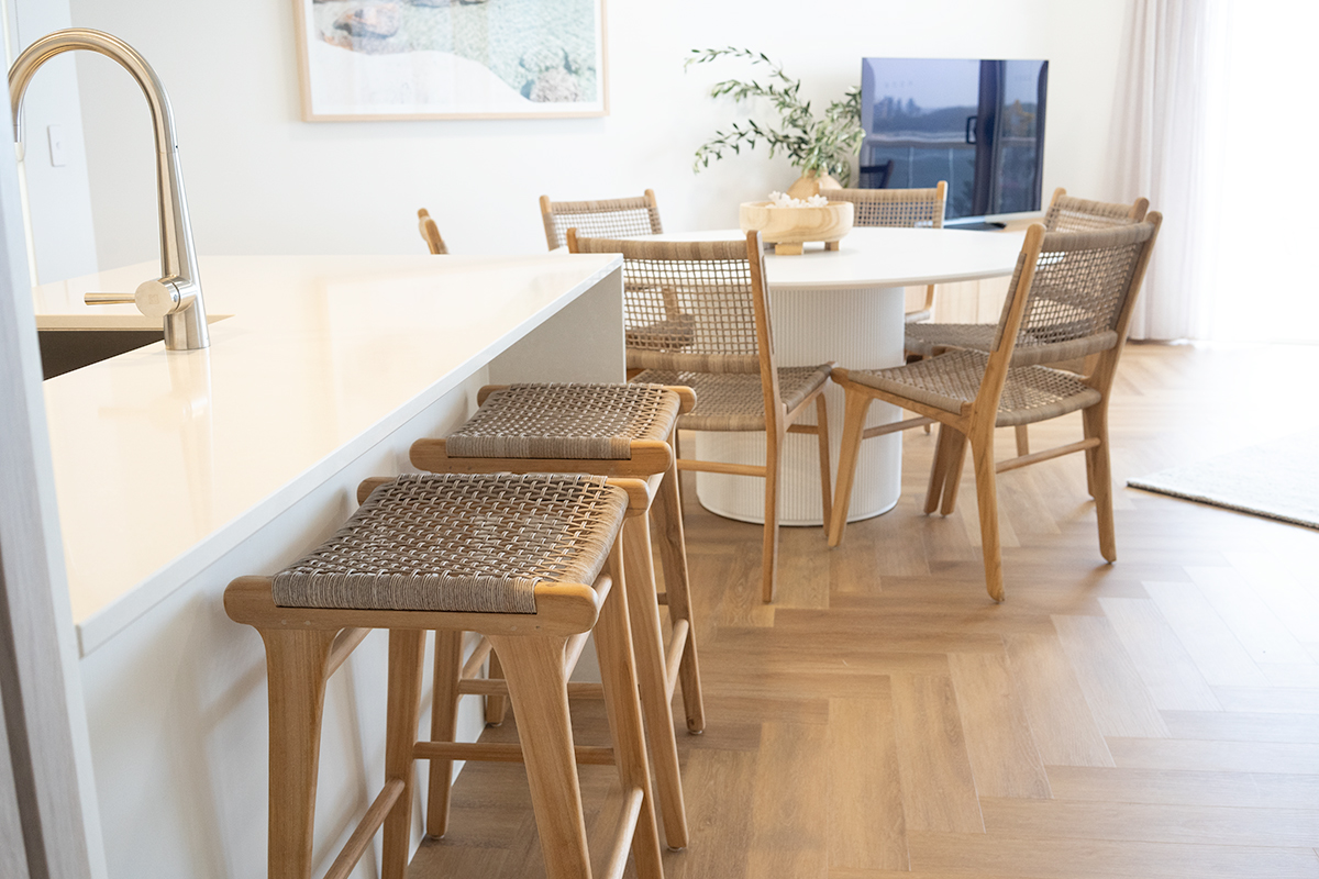 Zen Backless Counter Stool - Washed Grey - Image 9