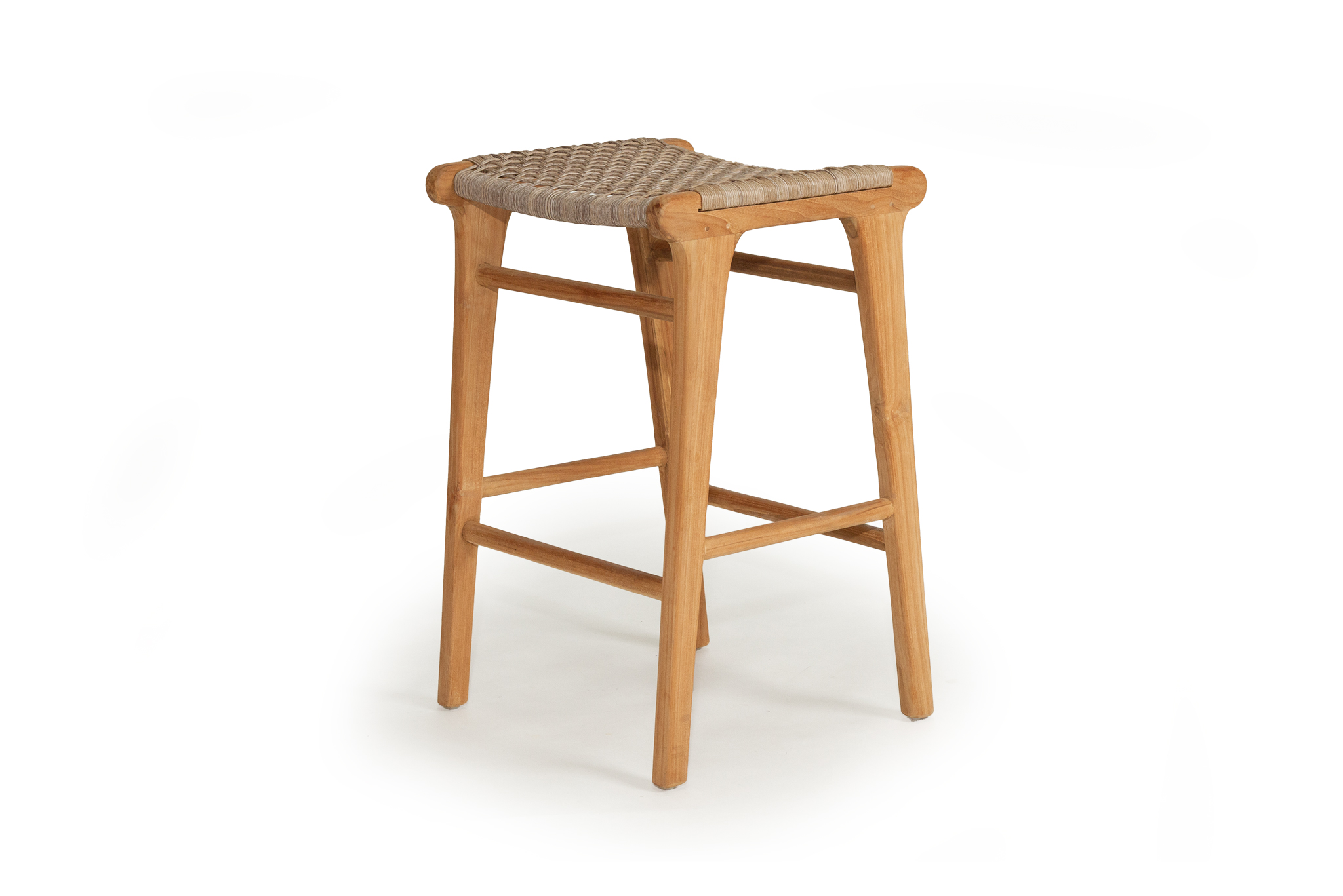 Zen Backless Counter Stool - Washed Grey - Image 3